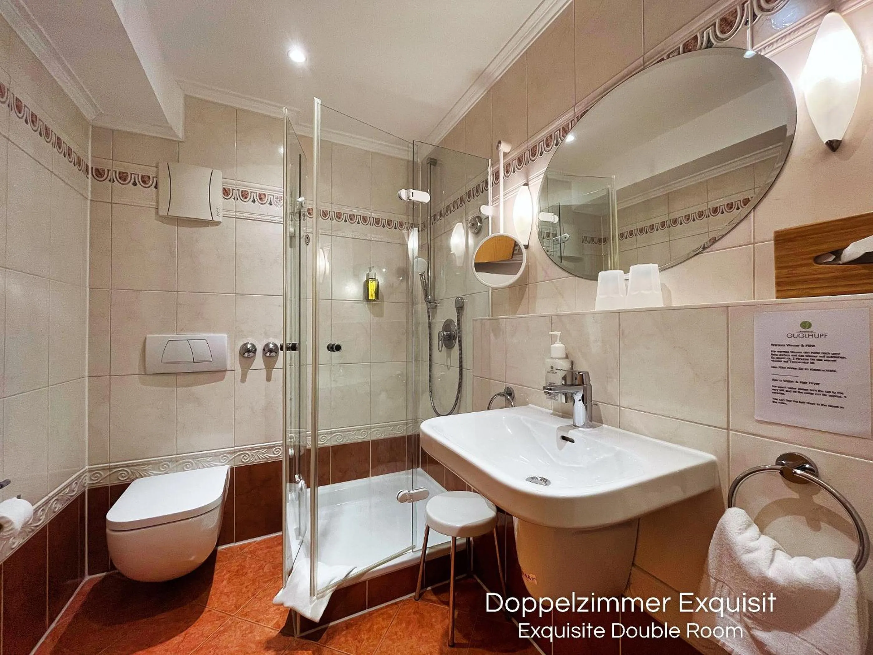 Bathroom in Landhotel Guglhupf