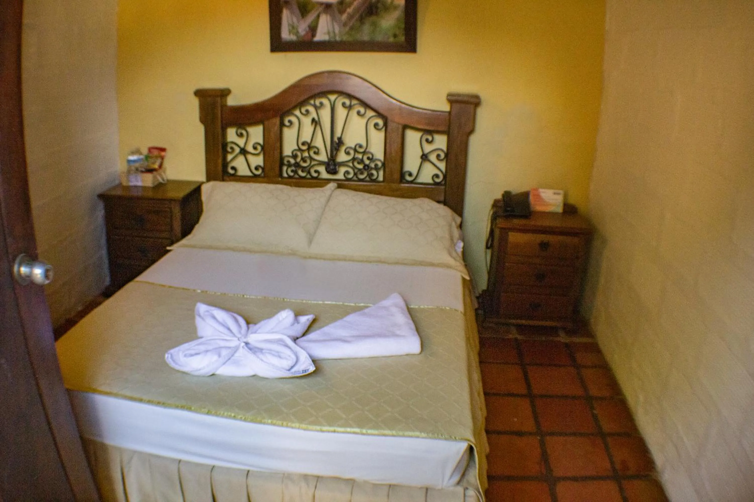 Bed in Casa Hotel Guaracú