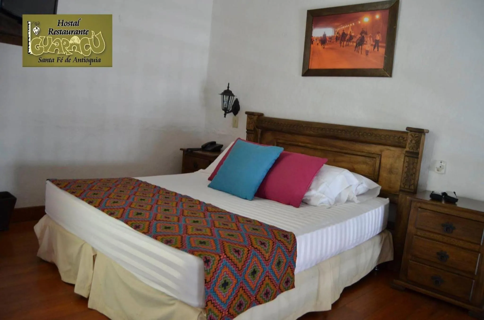 Bed in Casa Hotel Guaracú