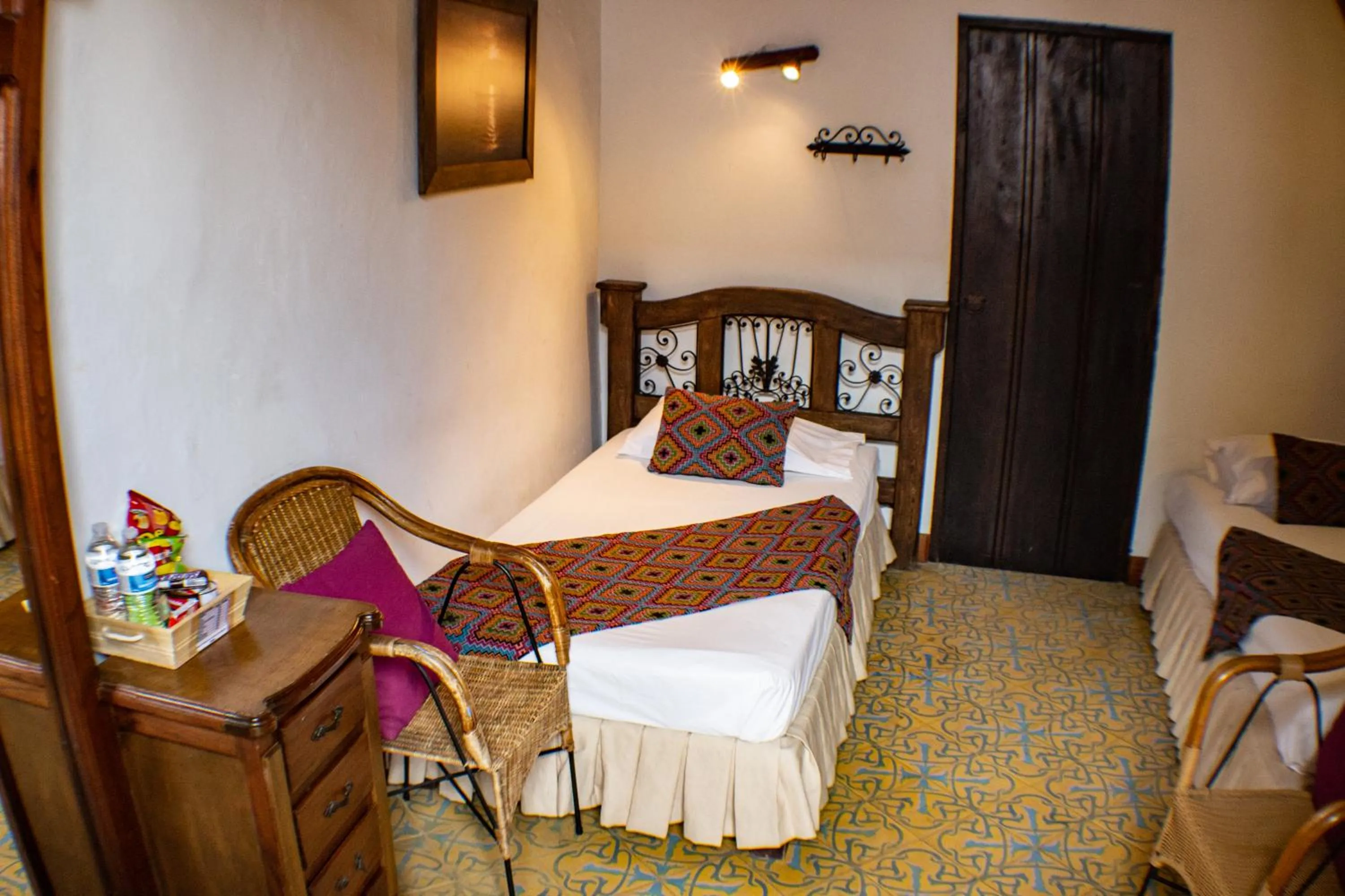 Bed in Casa Hotel Guaracú