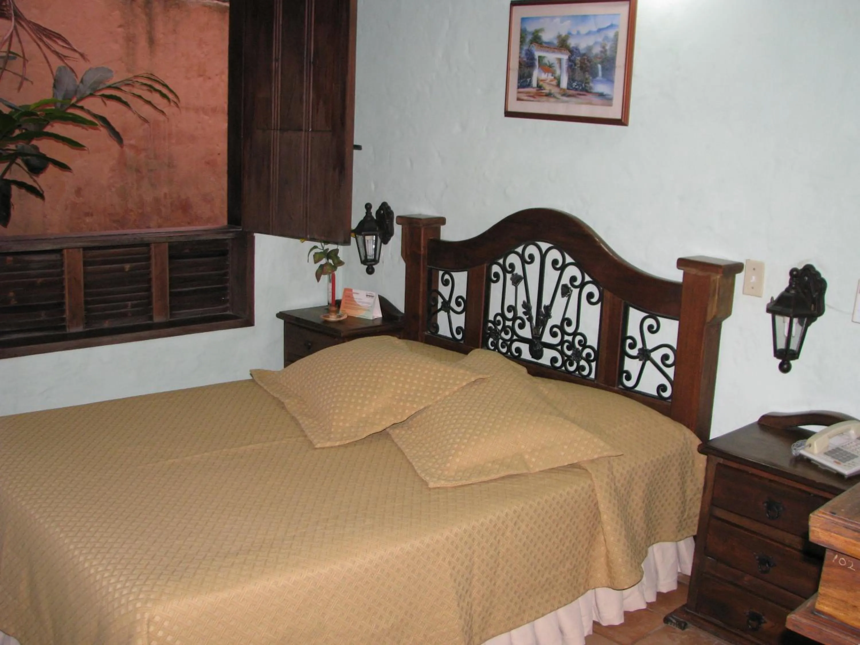 Bed in Casa Hotel Guaracú