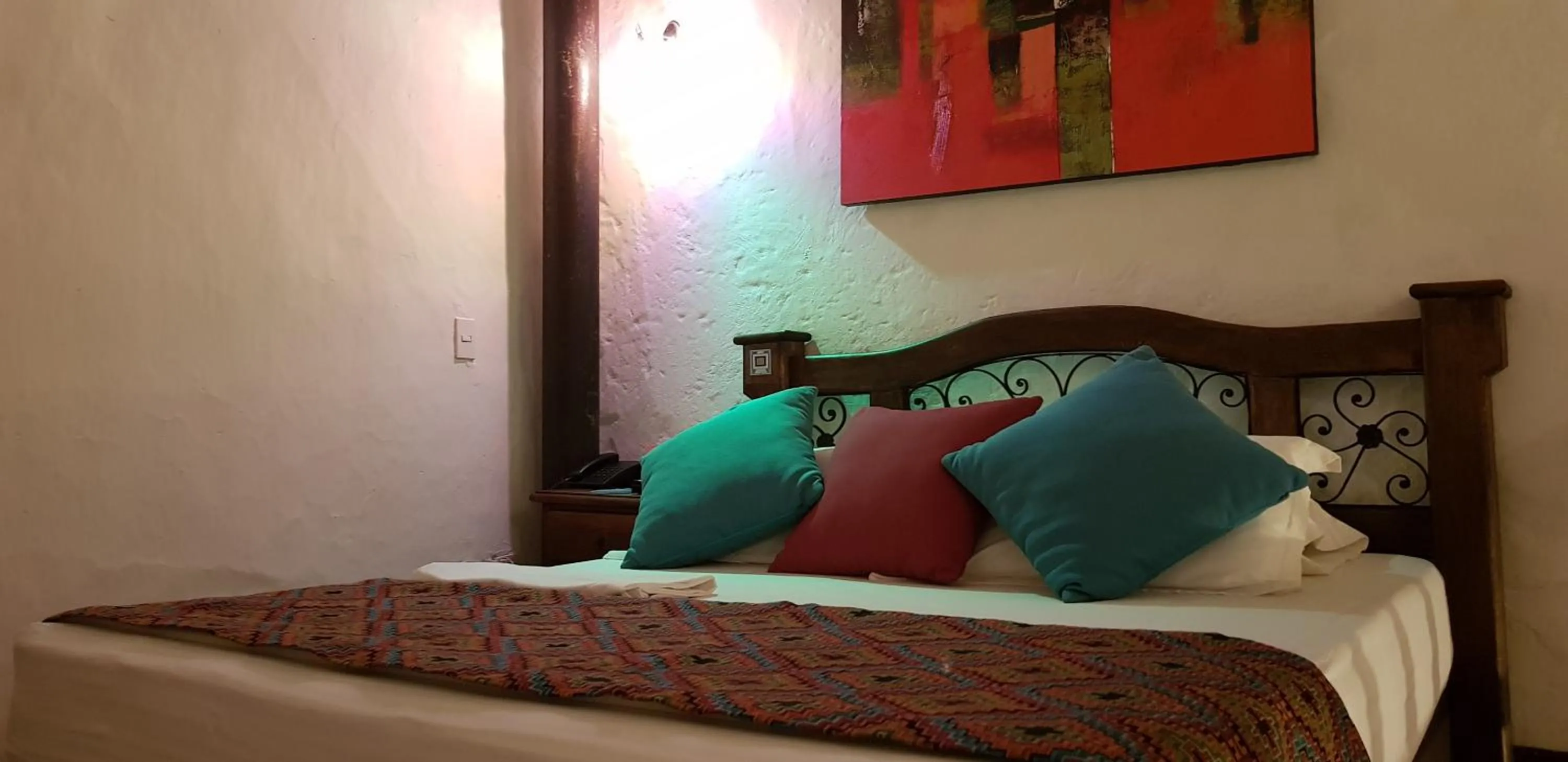 Bed in Casa Hotel Guaracú