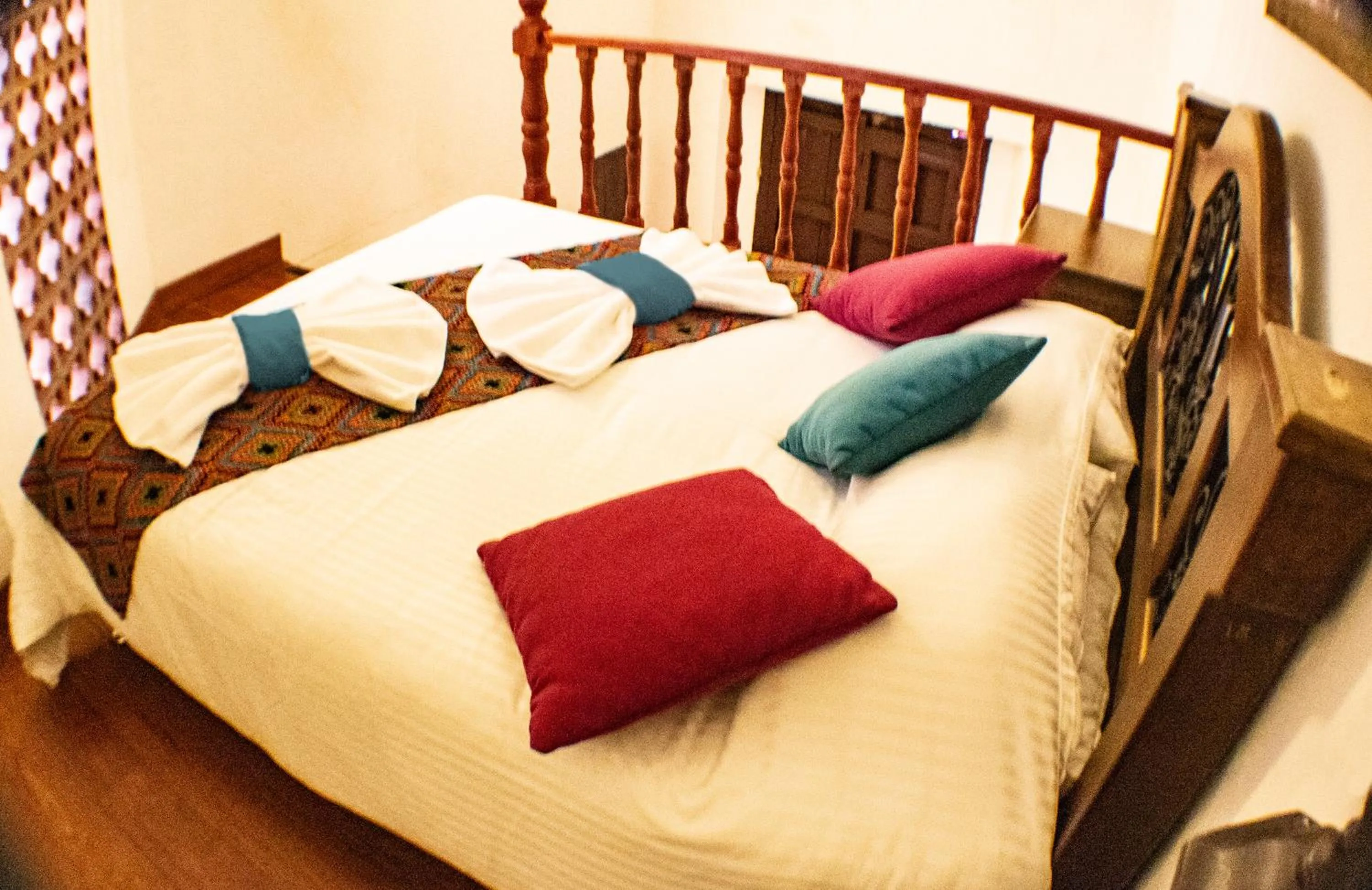 Bed in Casa Hotel Guaracú