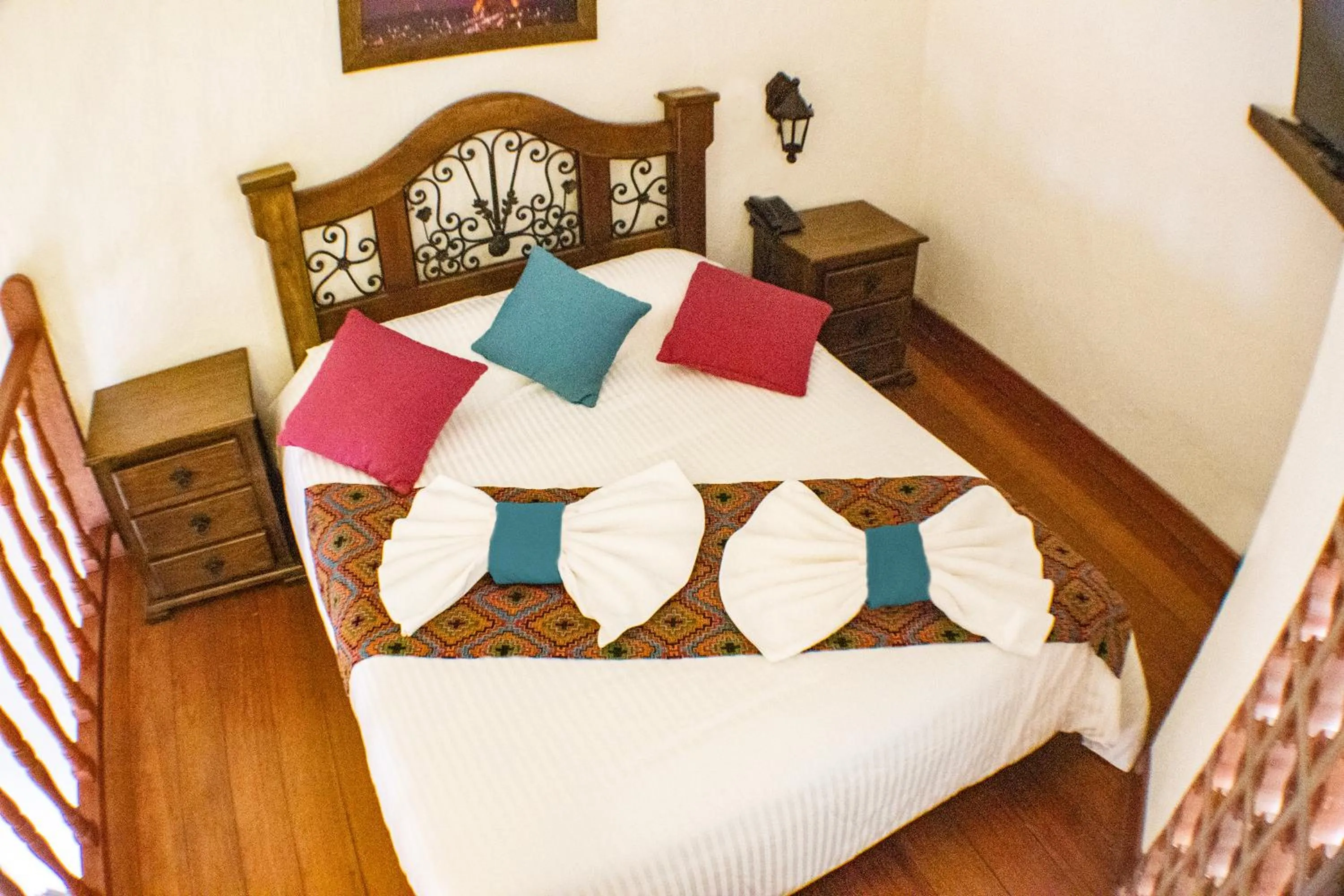 Bed in Casa Hotel Guaracú