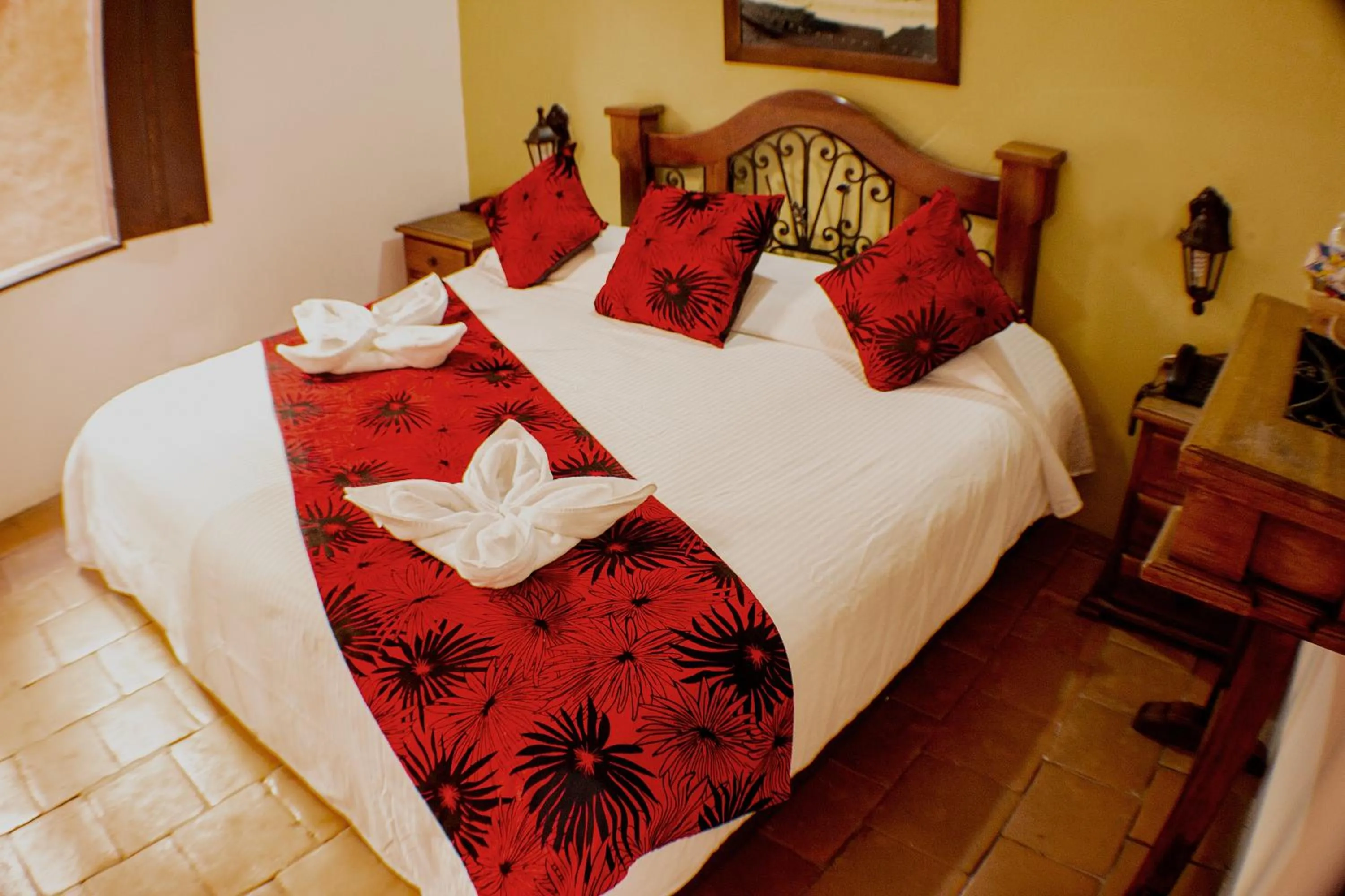 Bed in Casa Hotel Guaracú