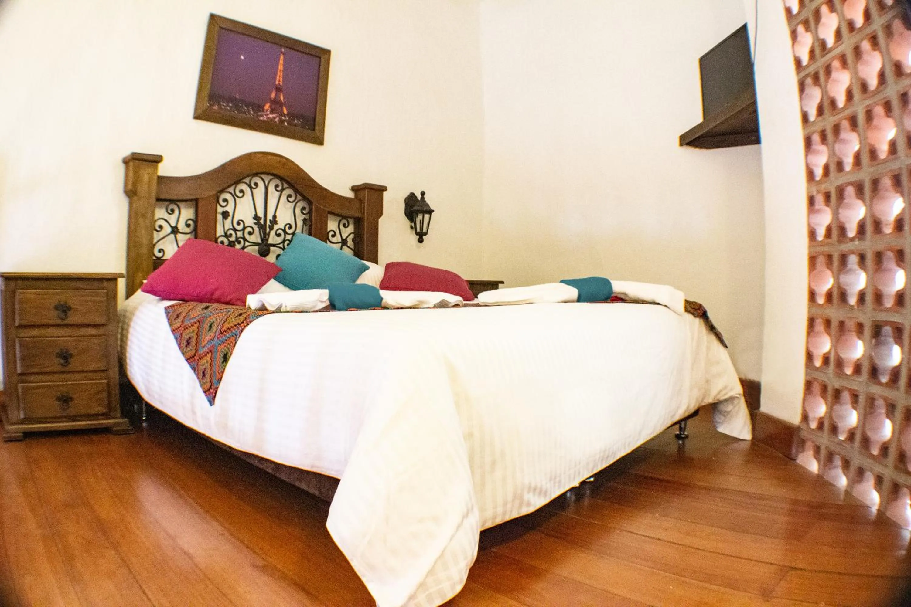 Bed in Casa Hotel Guaracú