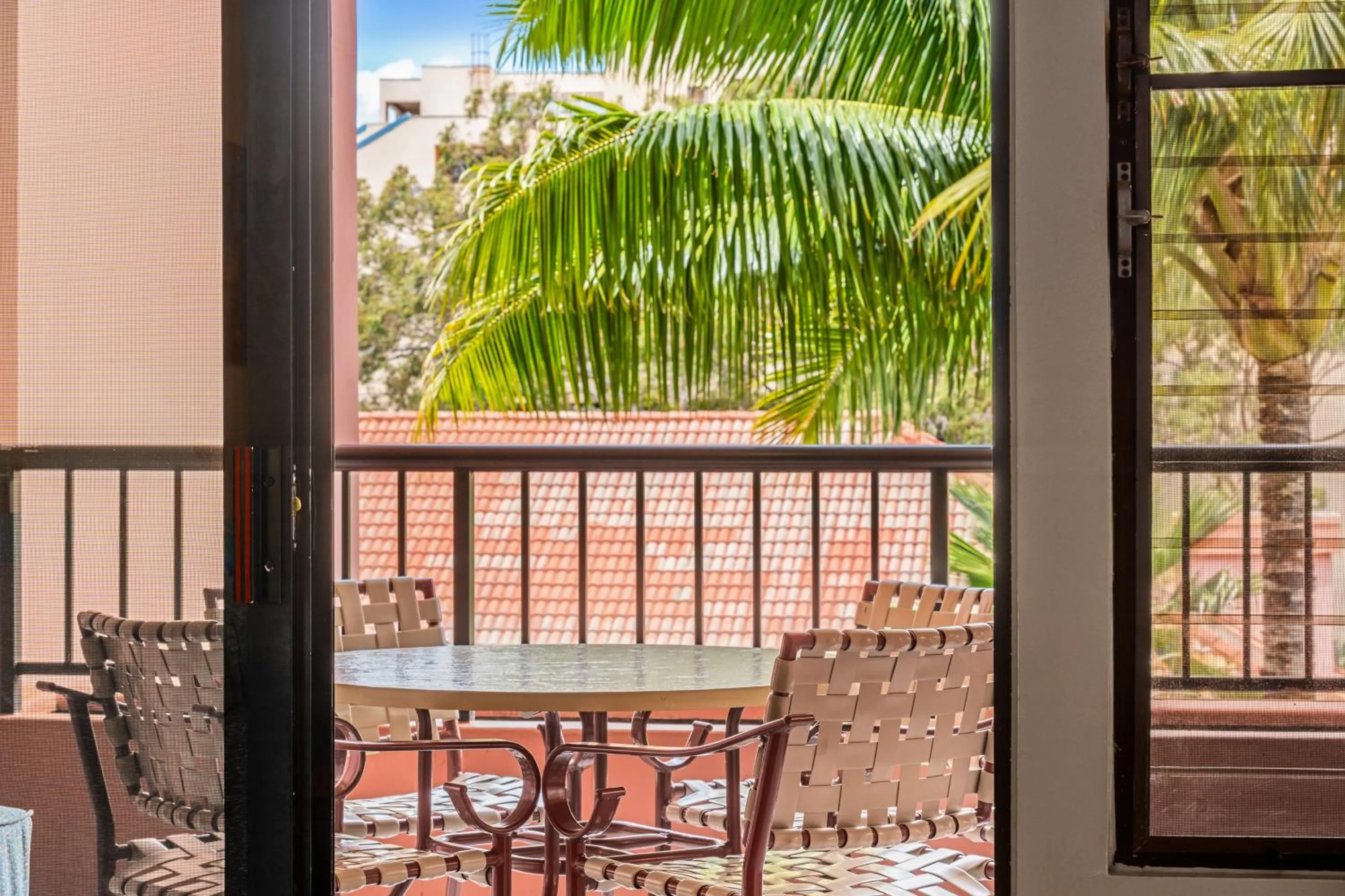 Patio in Kahana Falls Resort