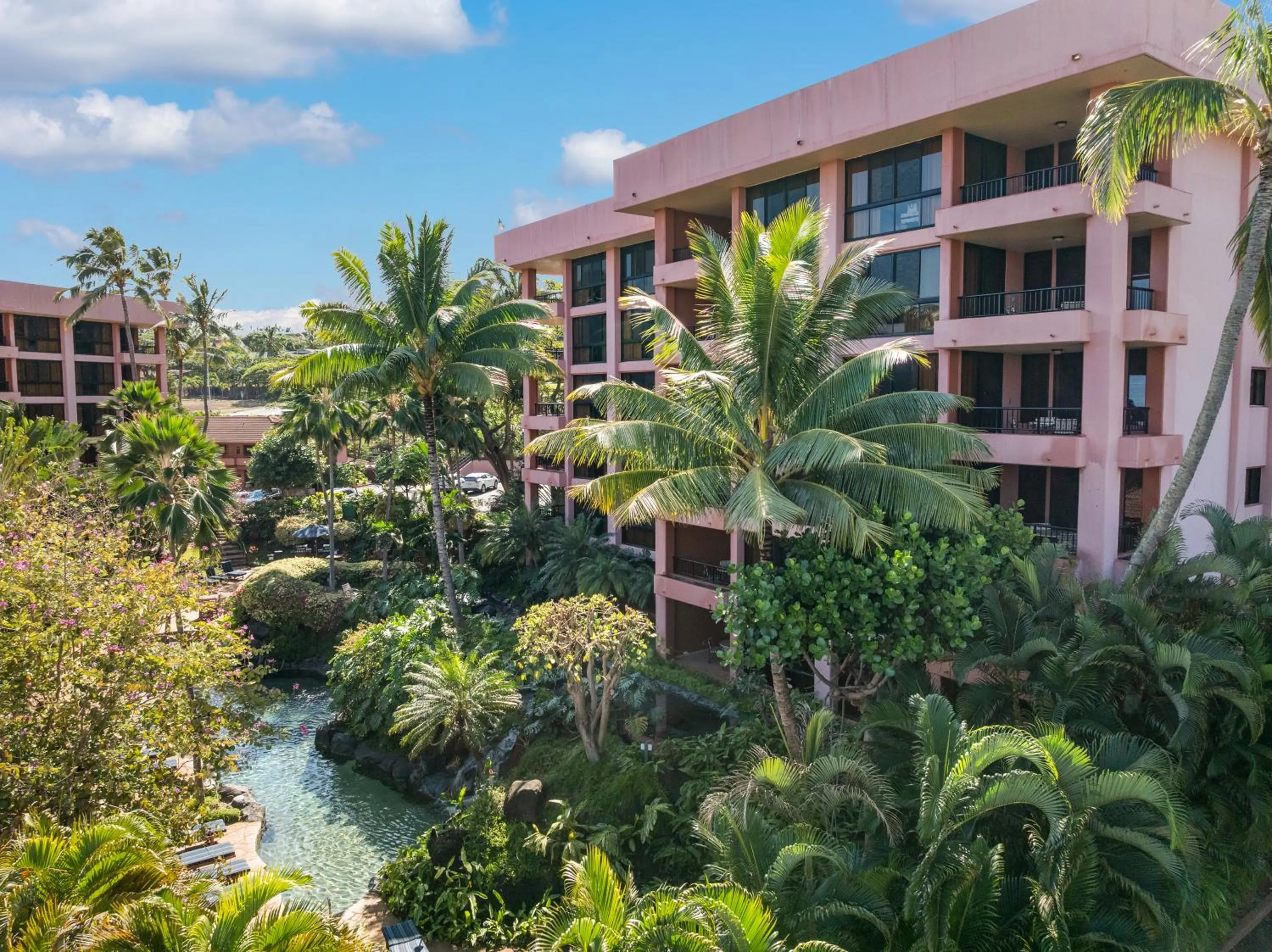 Property building in Kahana Falls Resort