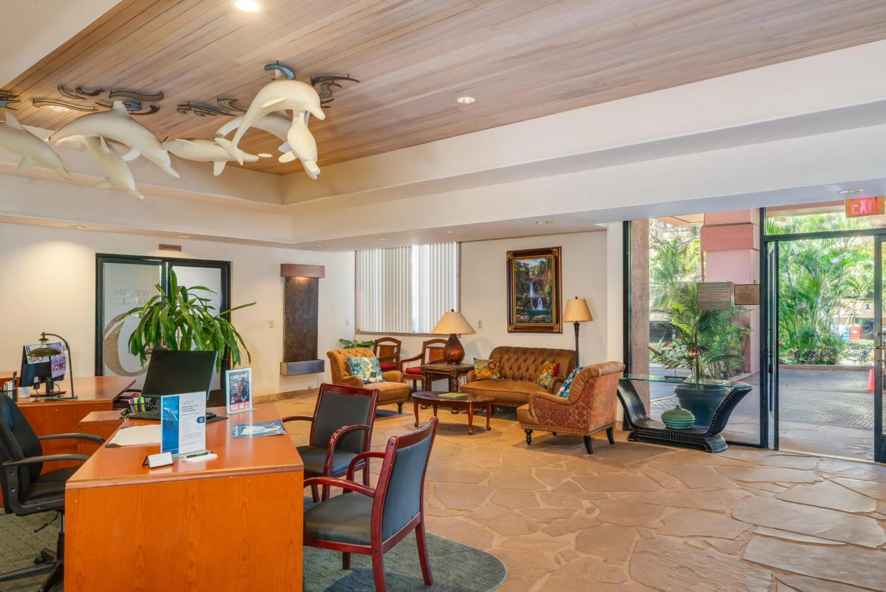 Lobby or reception in Kahana Falls Resort