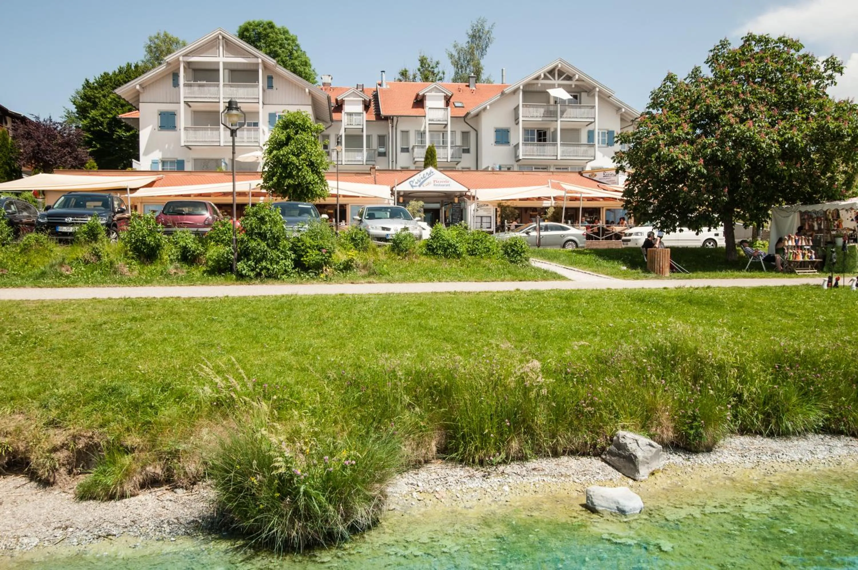Property building in Hotel am Hopfensee