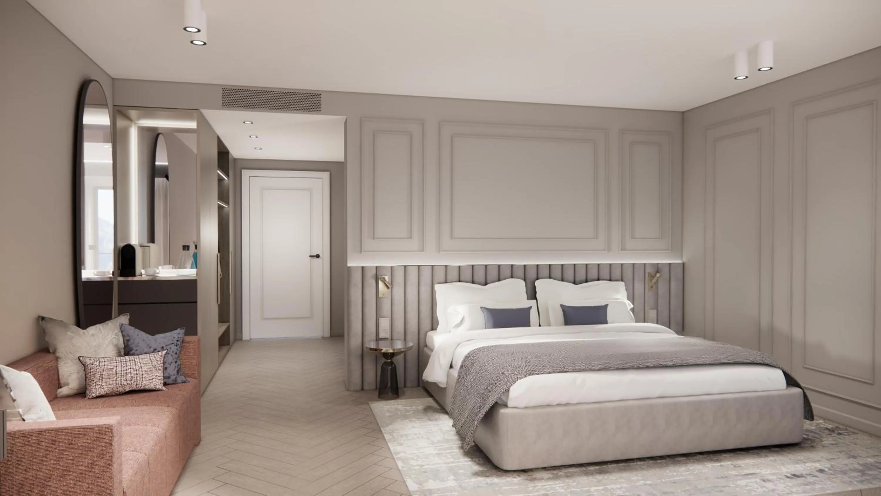 Bed in Hotel am Hopfensee