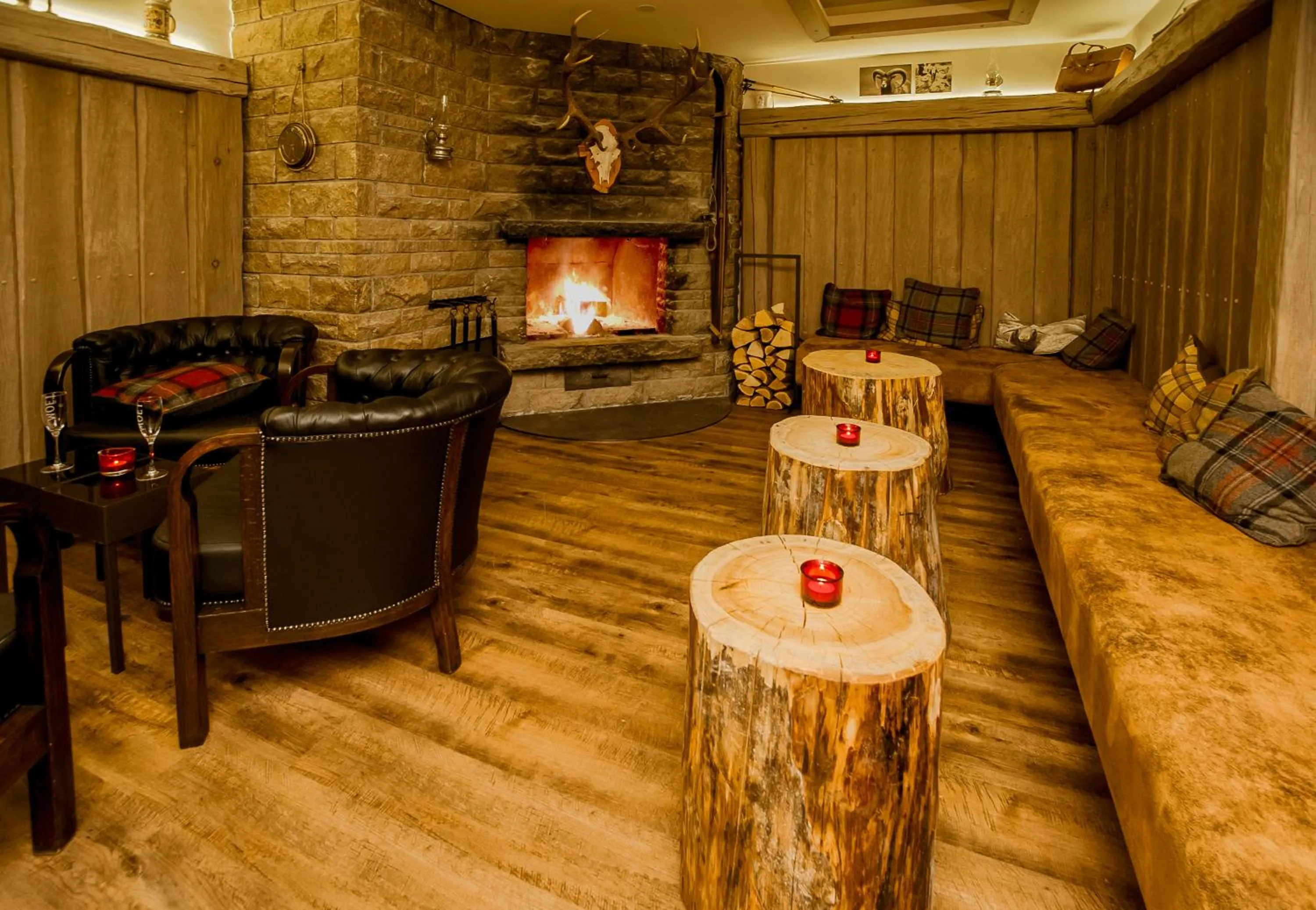 Lounge or bar in Hotel am Hopfensee