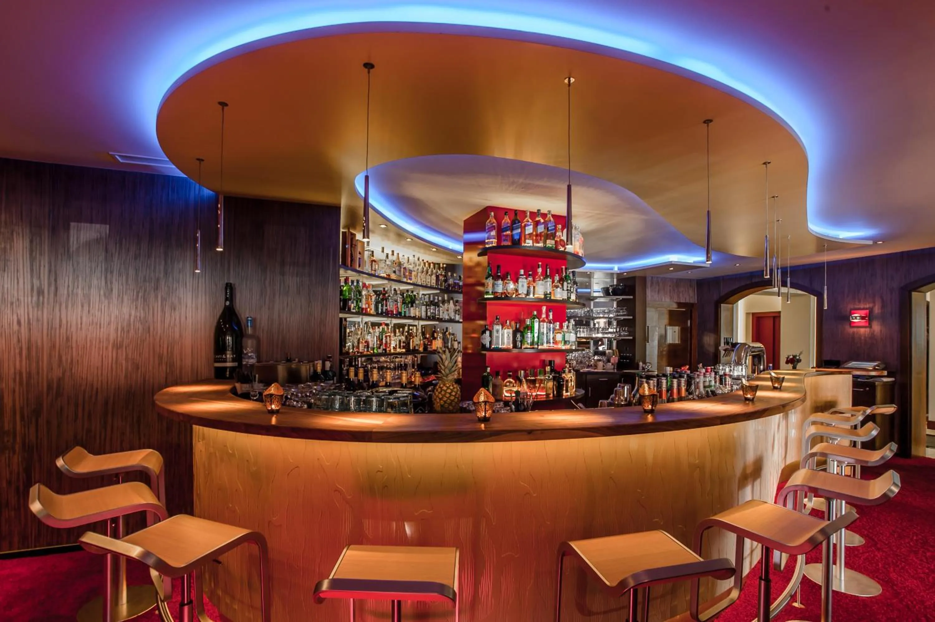 Lounge or bar in Hotel am Hopfensee