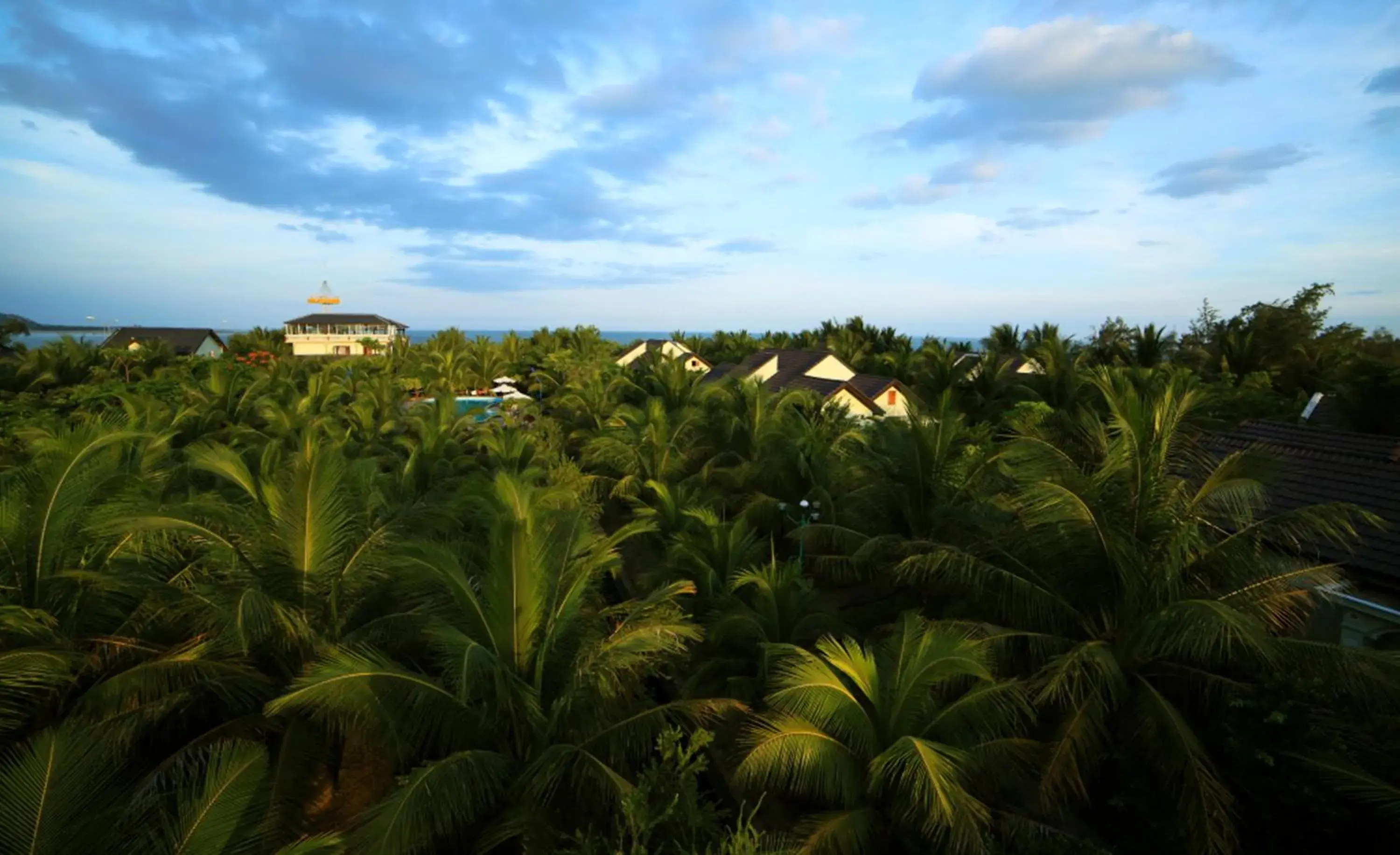 Bird's eye view in Gold Rooster Resort Bird's eye view in Gold Rooster Resort
