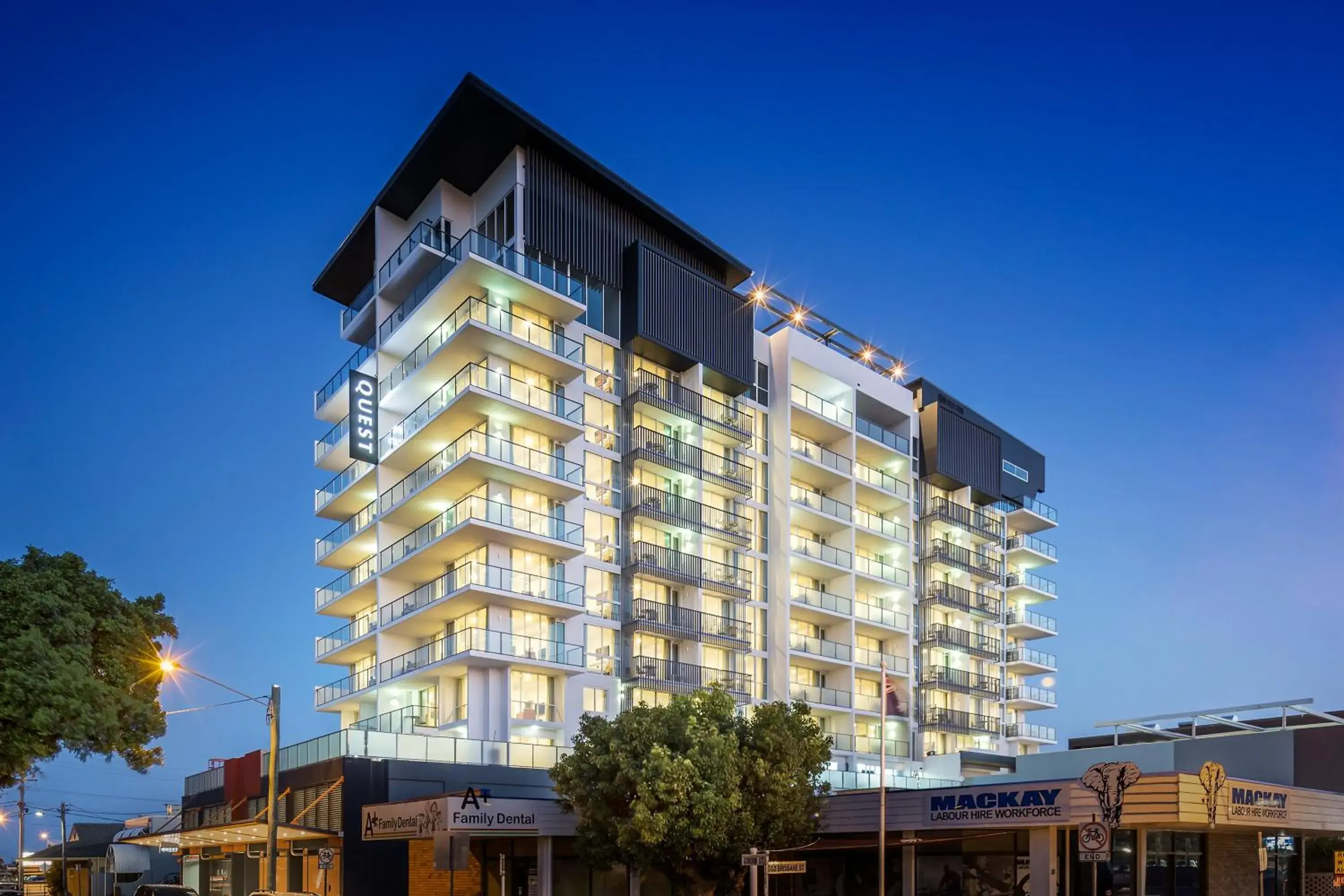 Property building in Quest Mackay on Gordon Property building in Quest Mackay on Gordon