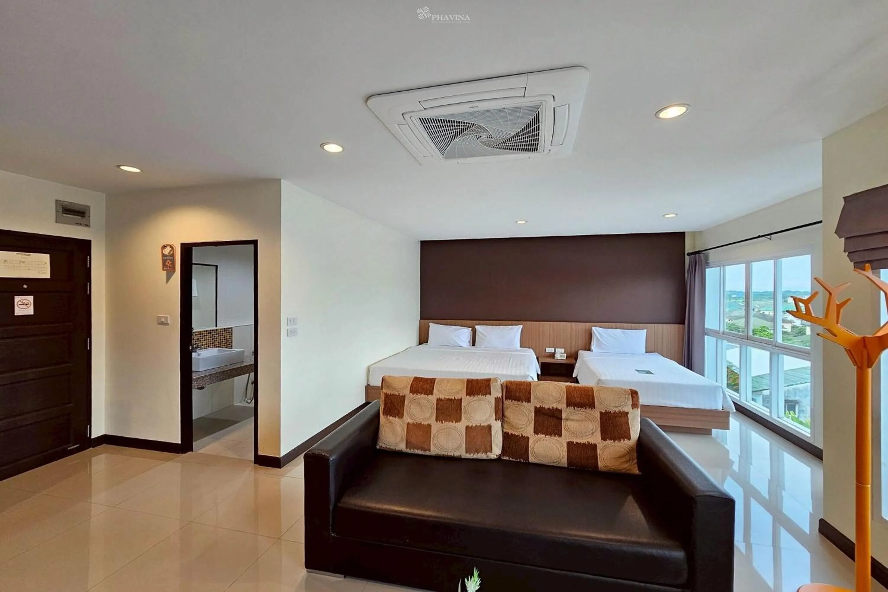 Bed in Phavina Hotel & Grand Boutique Rayong