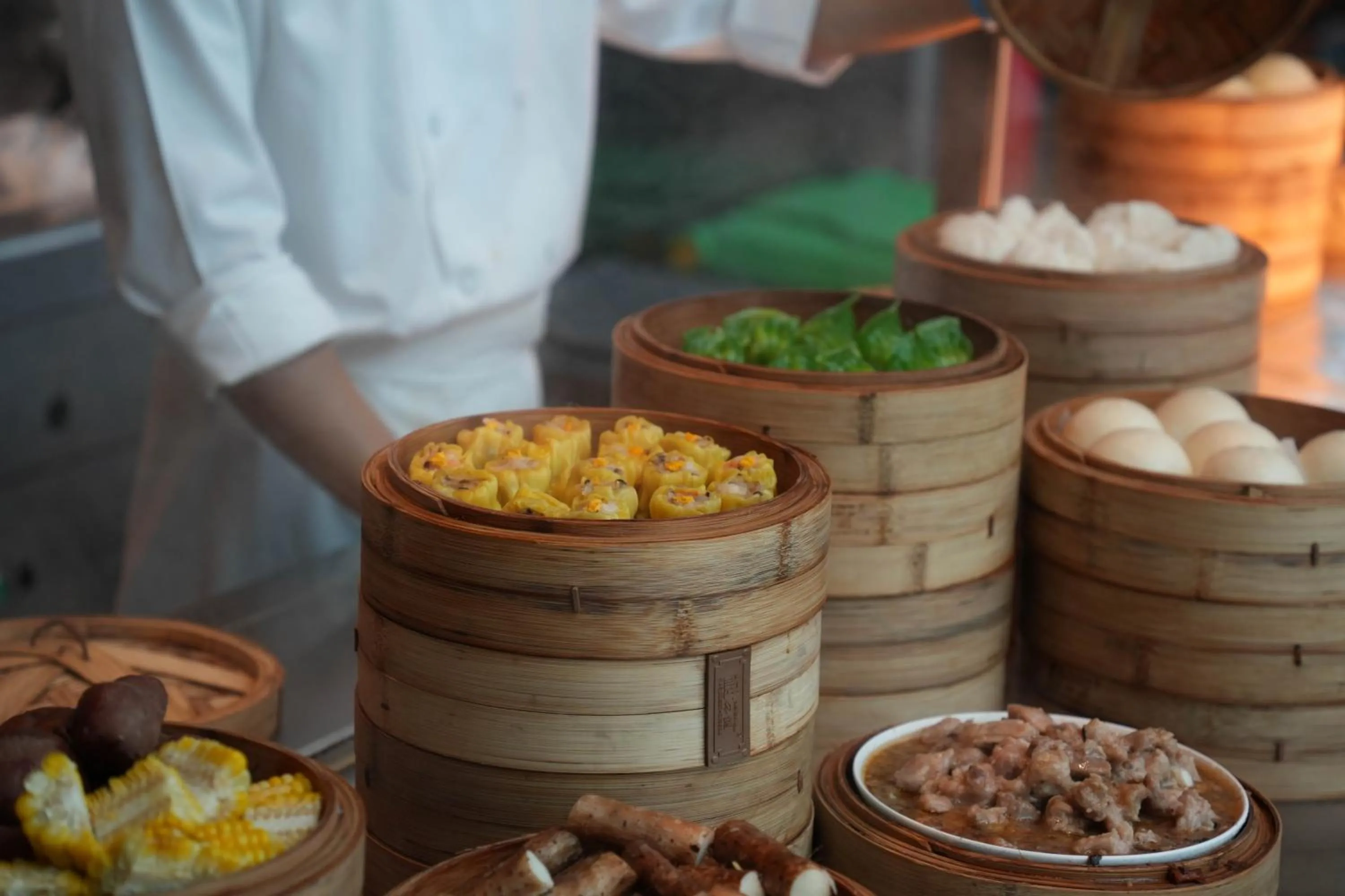 Buffet breakfast in Grand Hyatt Shenzhen