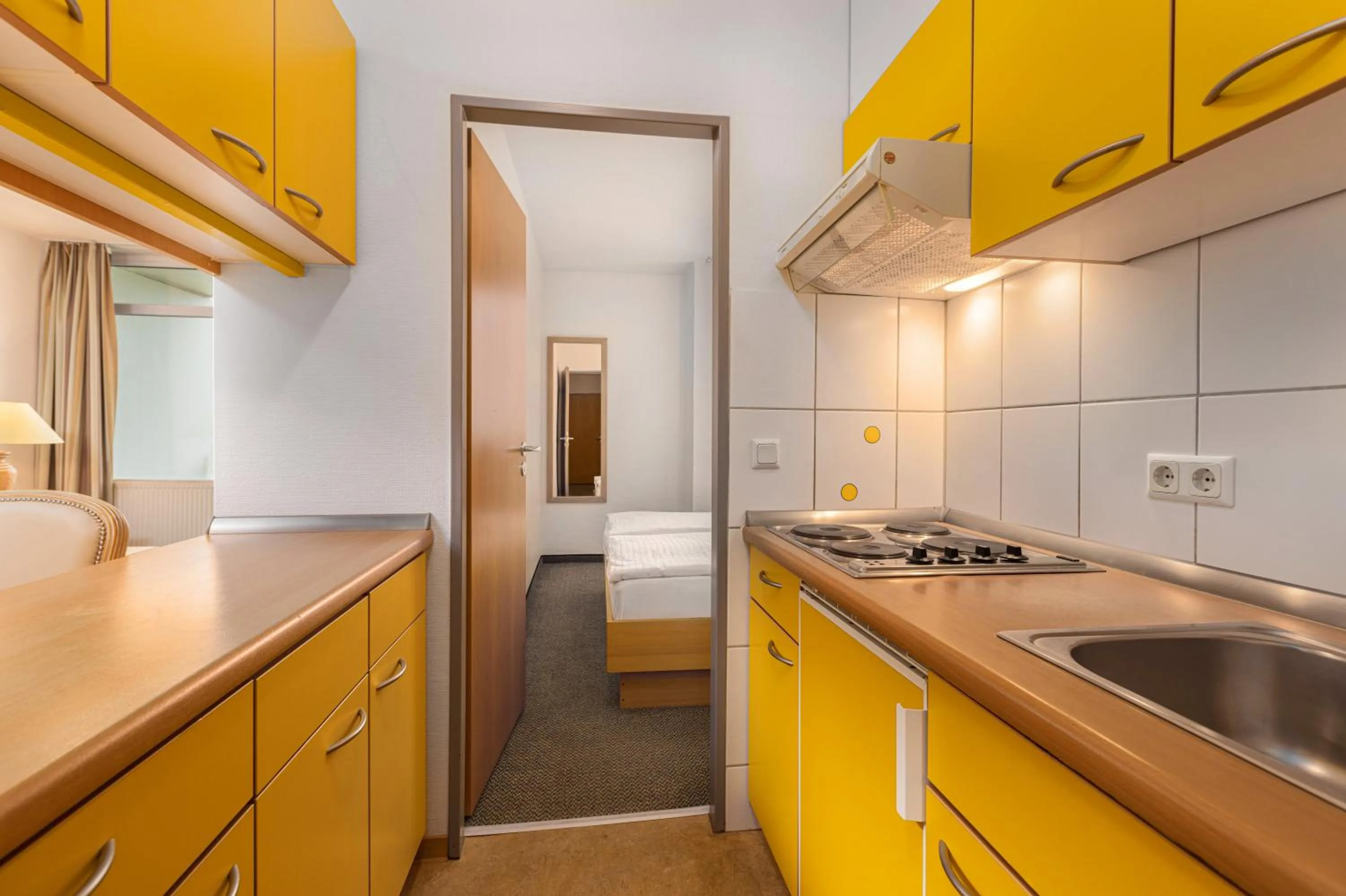 Kitchen or kitchenette in IFA Fehmarn Hotel & Ferien-Centrum