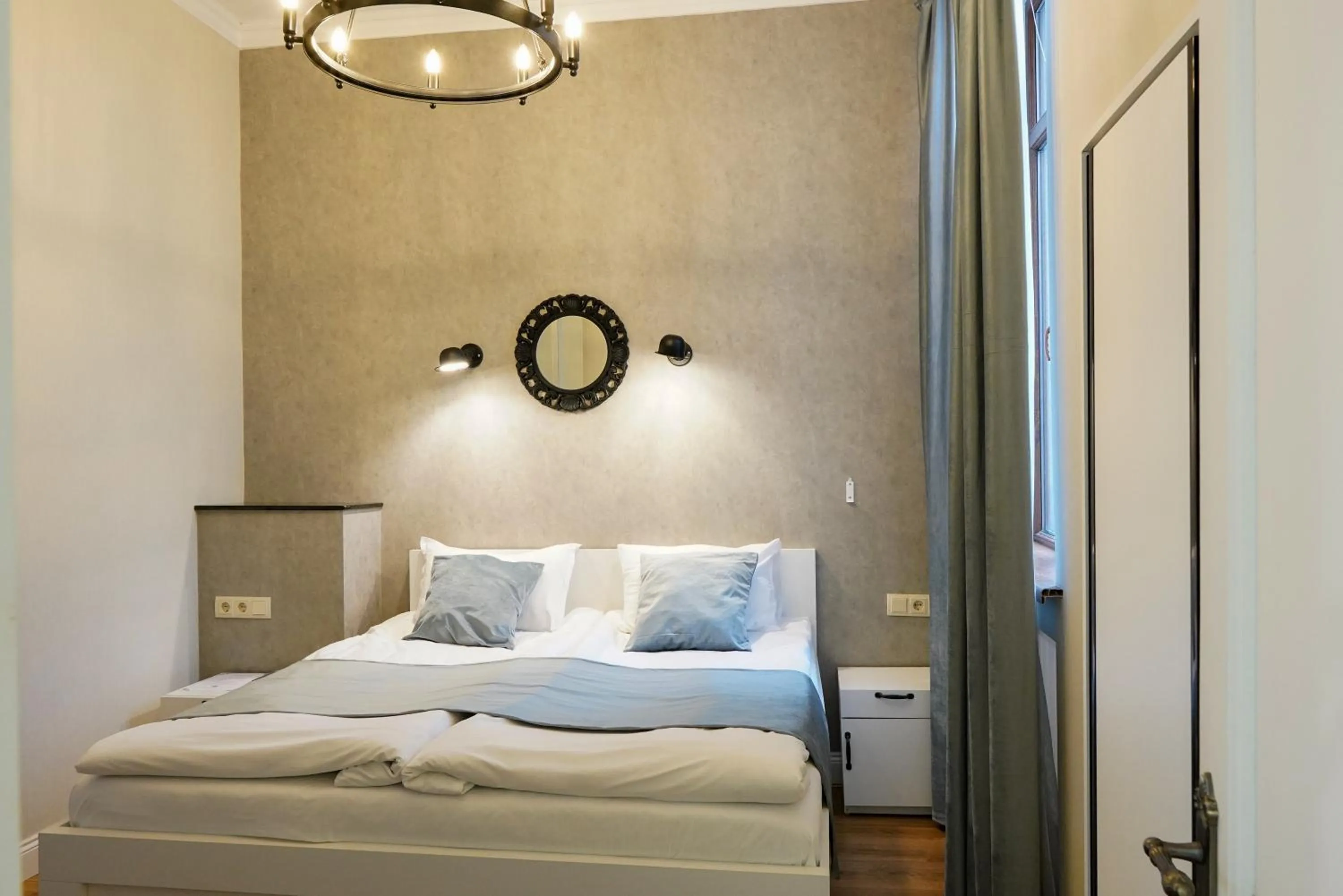 Bed in Hotel Ticiani 13