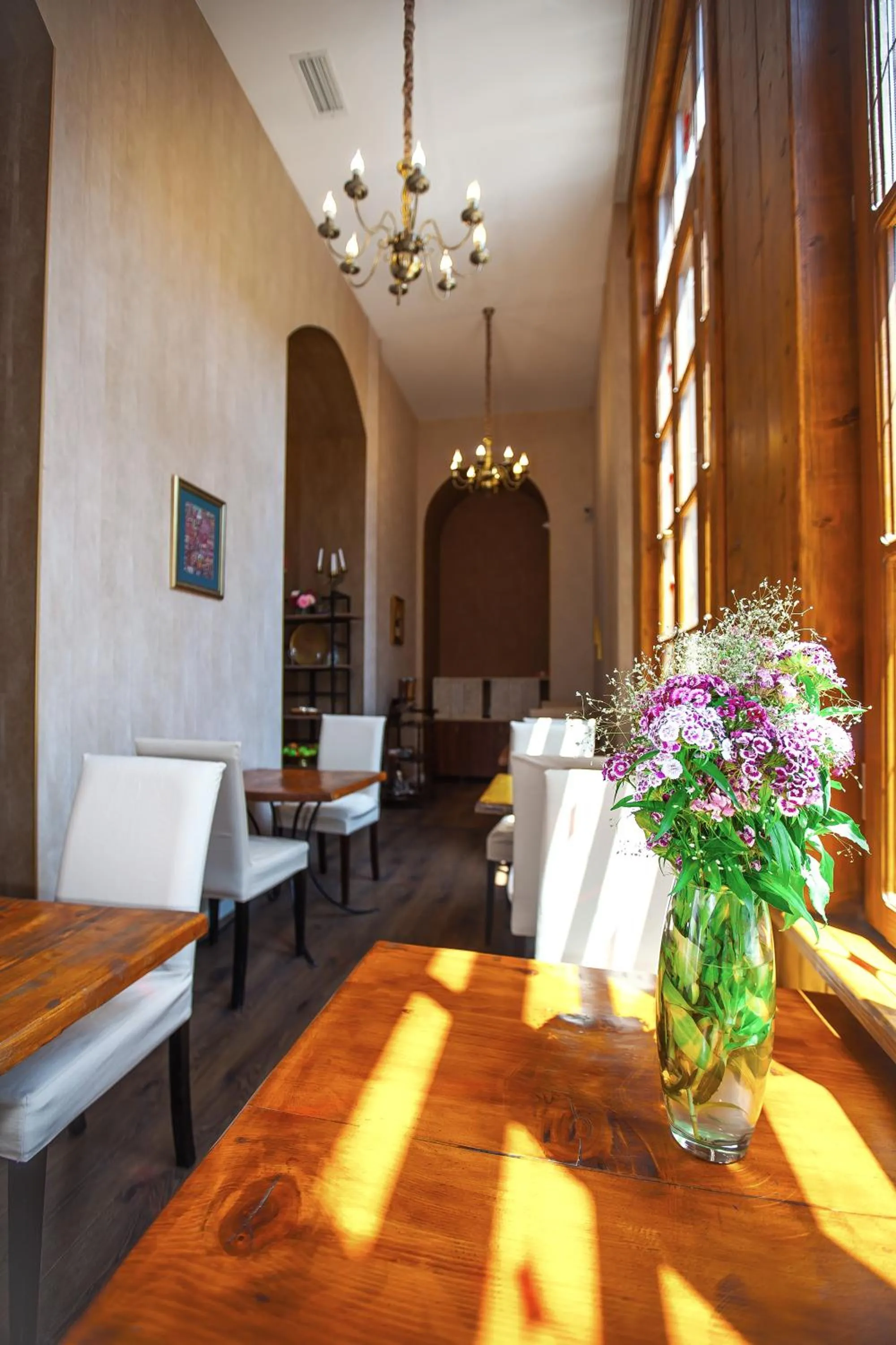 Seating area in Rustaveli Hotel
