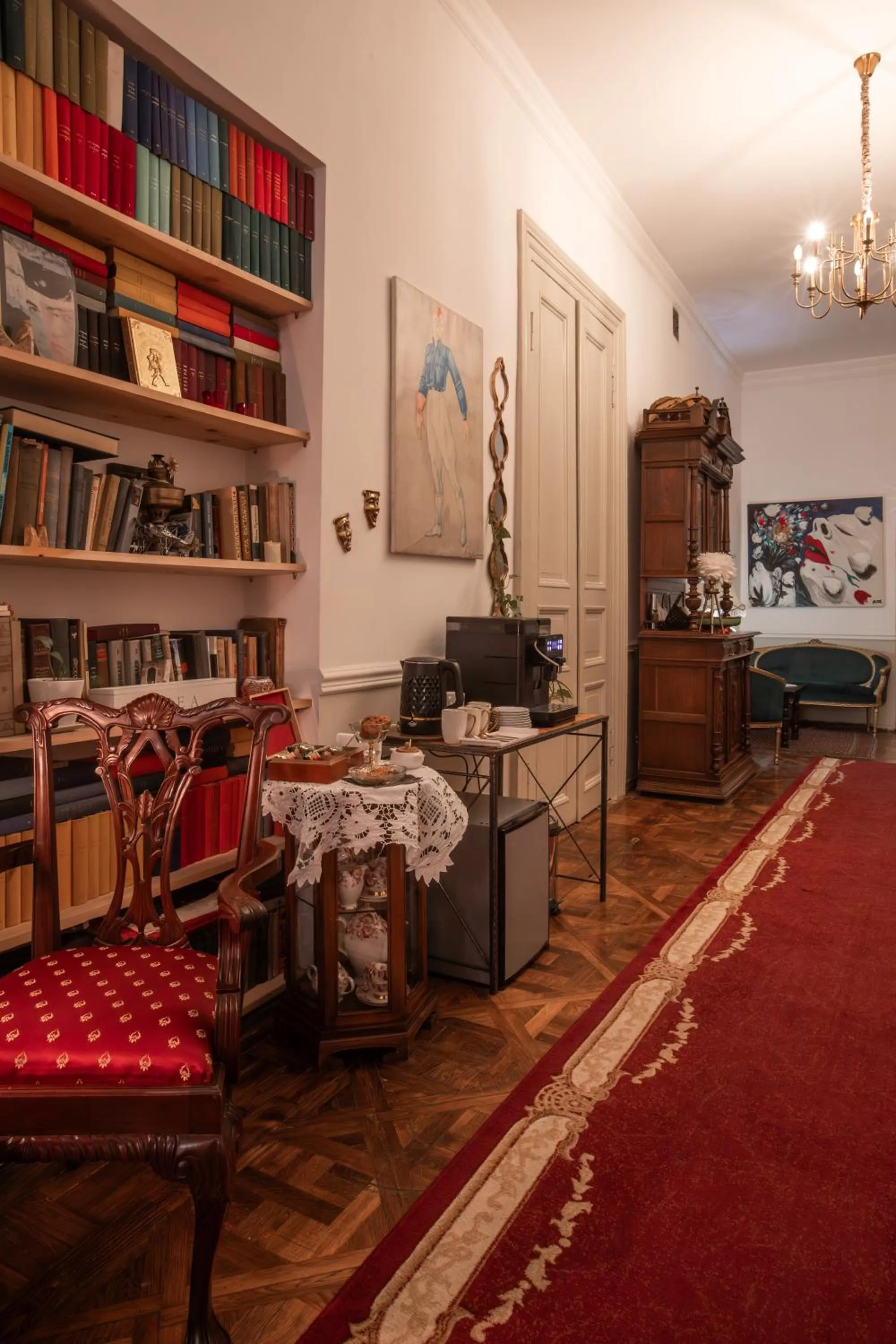 Bed in Rustaveli Hotel