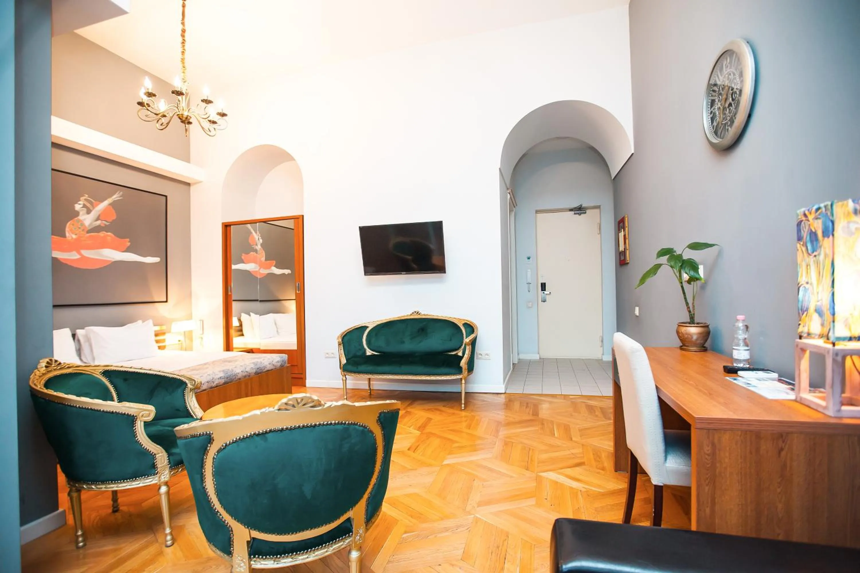 Living room in Rustaveli Hotel