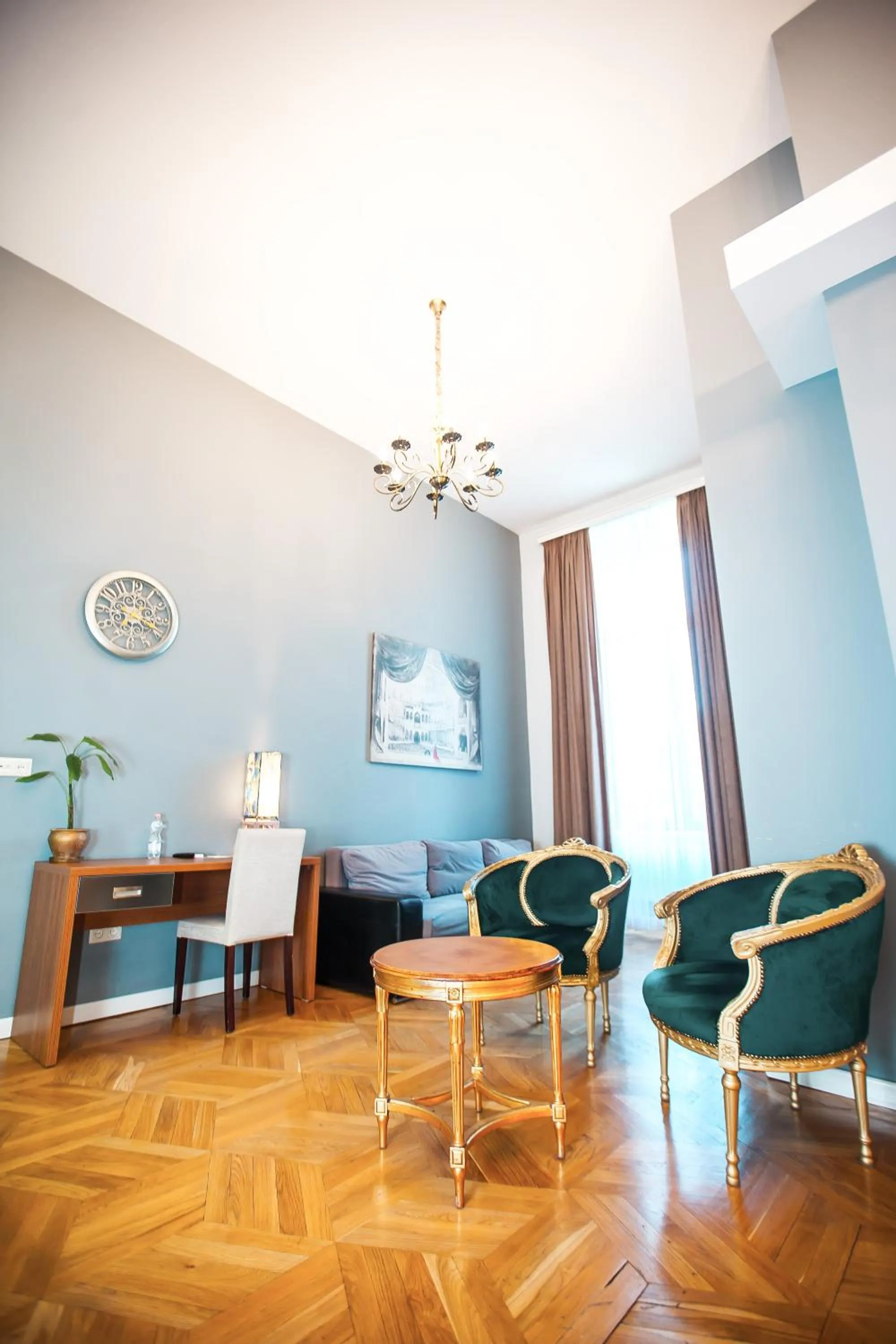 Seating area in Rustaveli Hotel