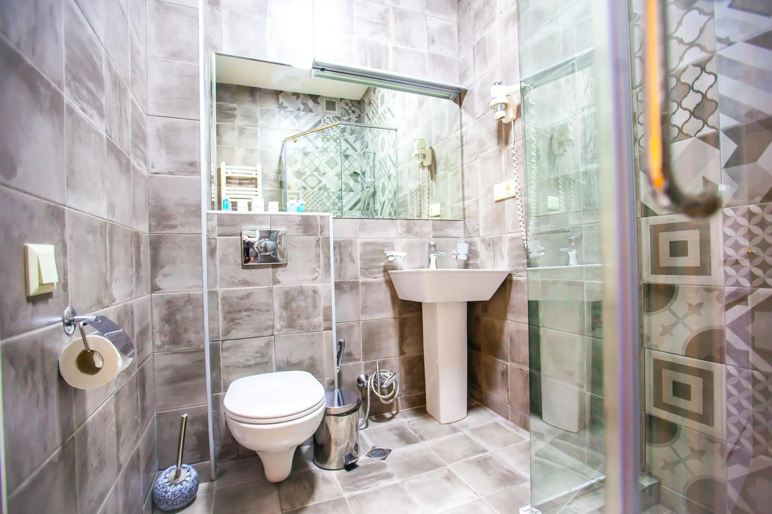 Bathroom in Rustaveli Hotel
