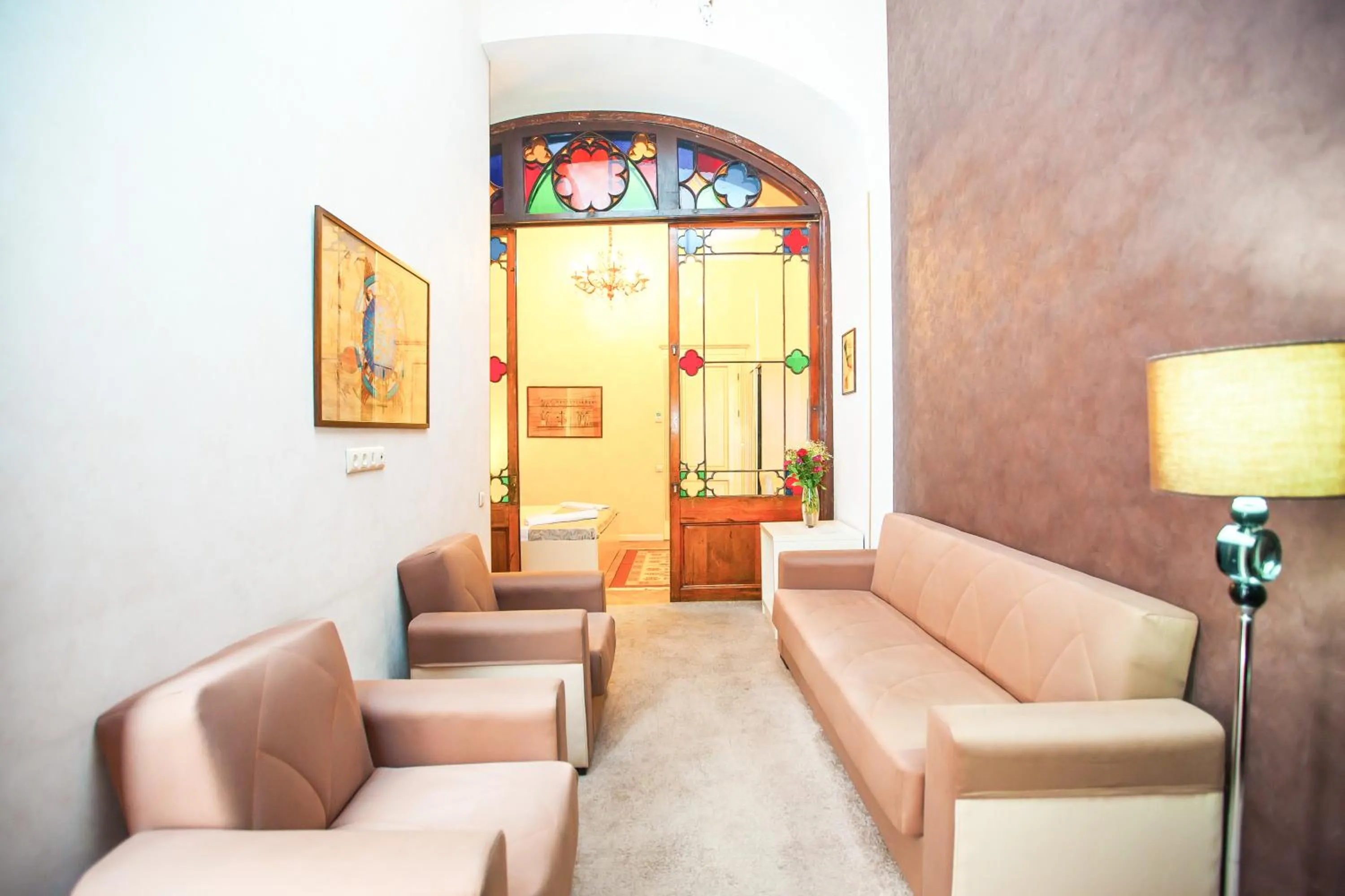 Living room in Rustaveli Hotel