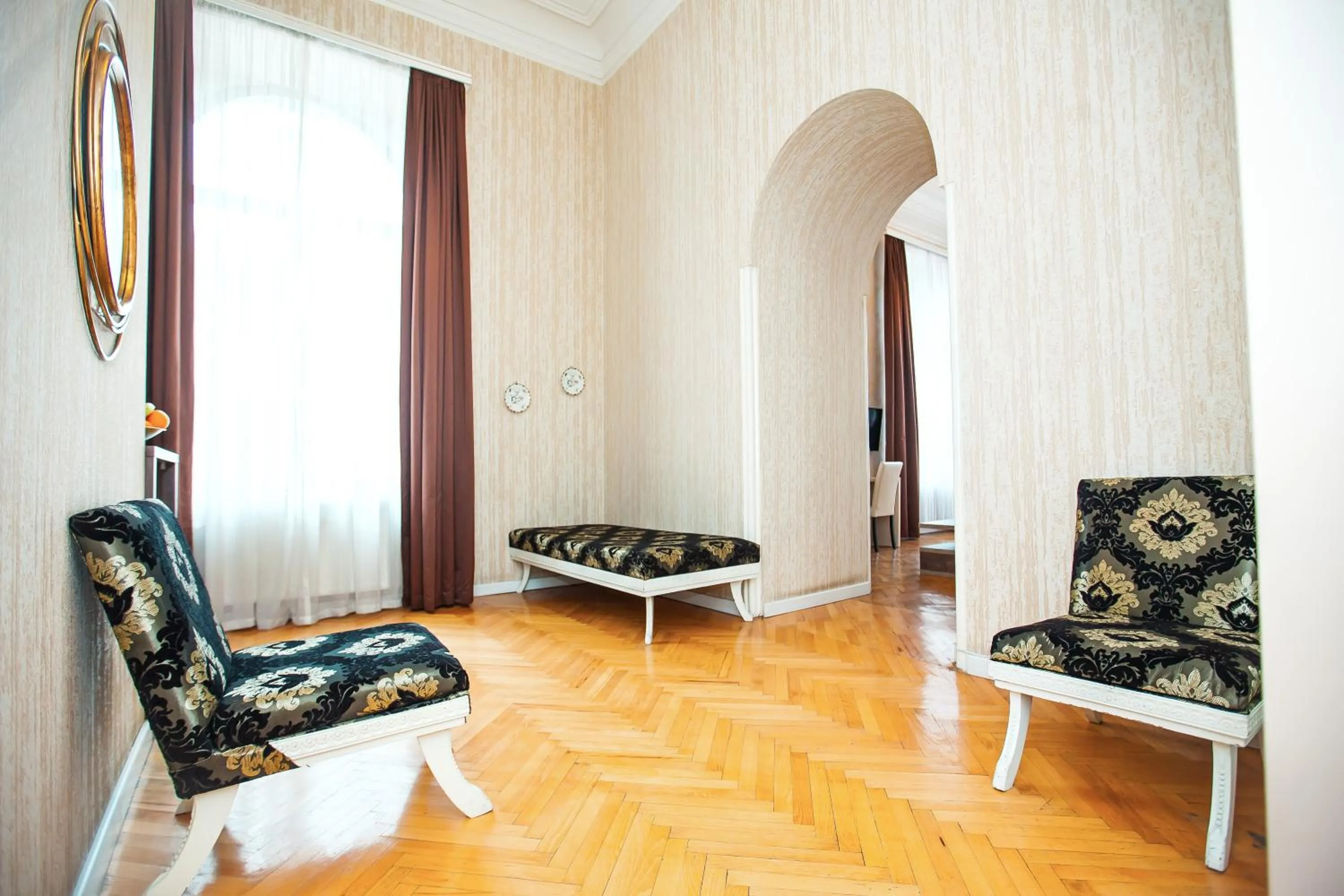 Living room in Rustaveli Hotel