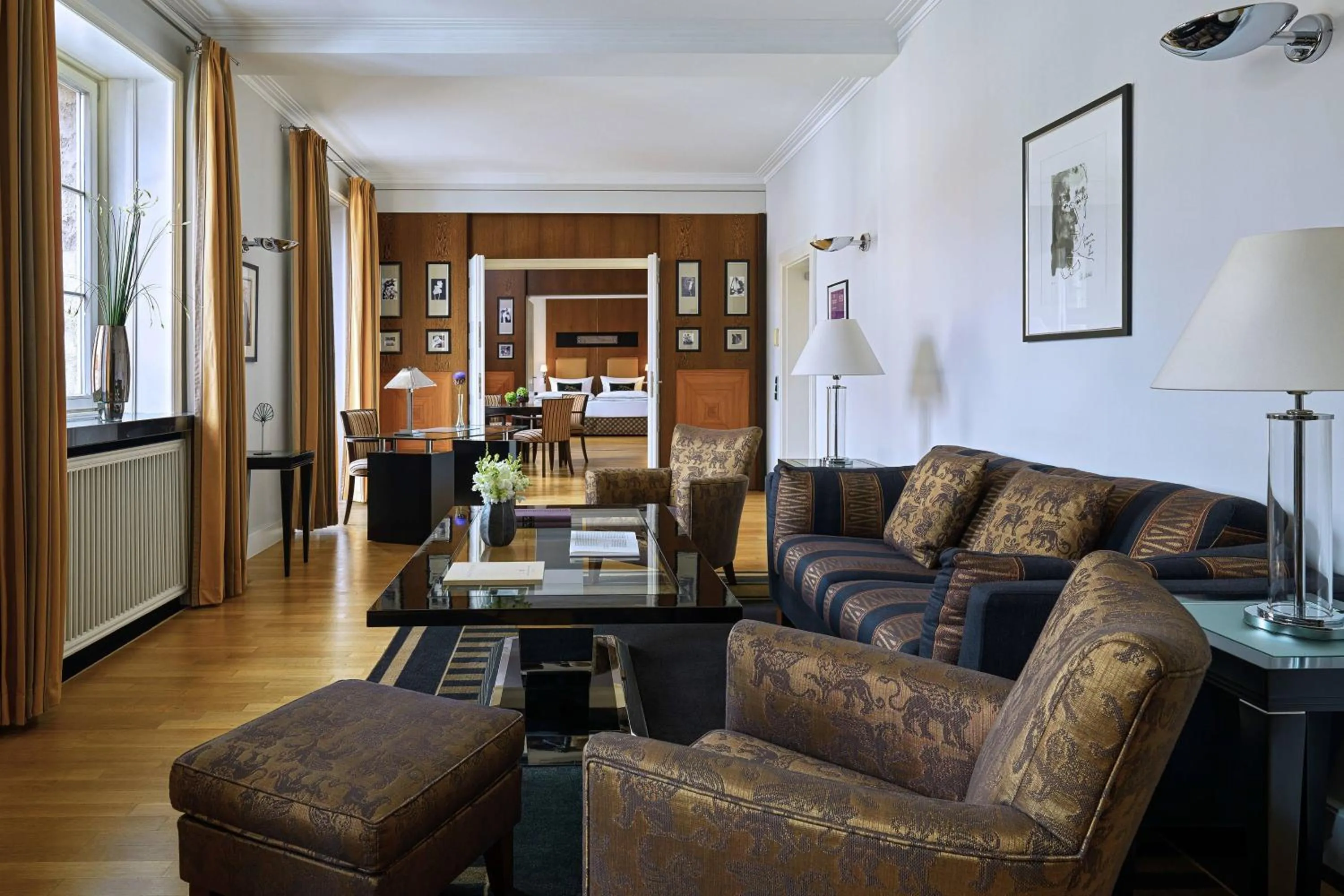 Living room in Hotel Elephant Weimar, Autograph Collection