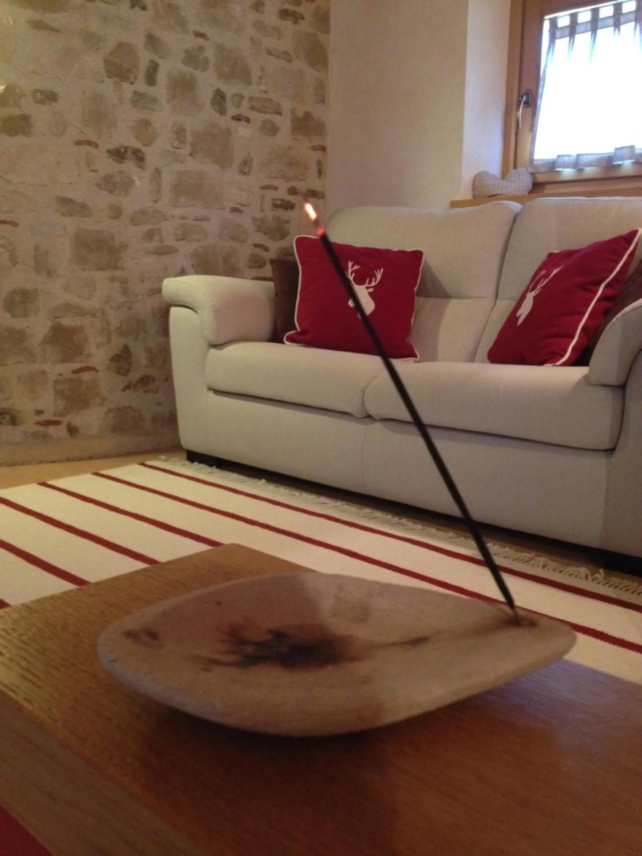 Communal lounge/ TV room in Gai De Sora Bio charming B&B