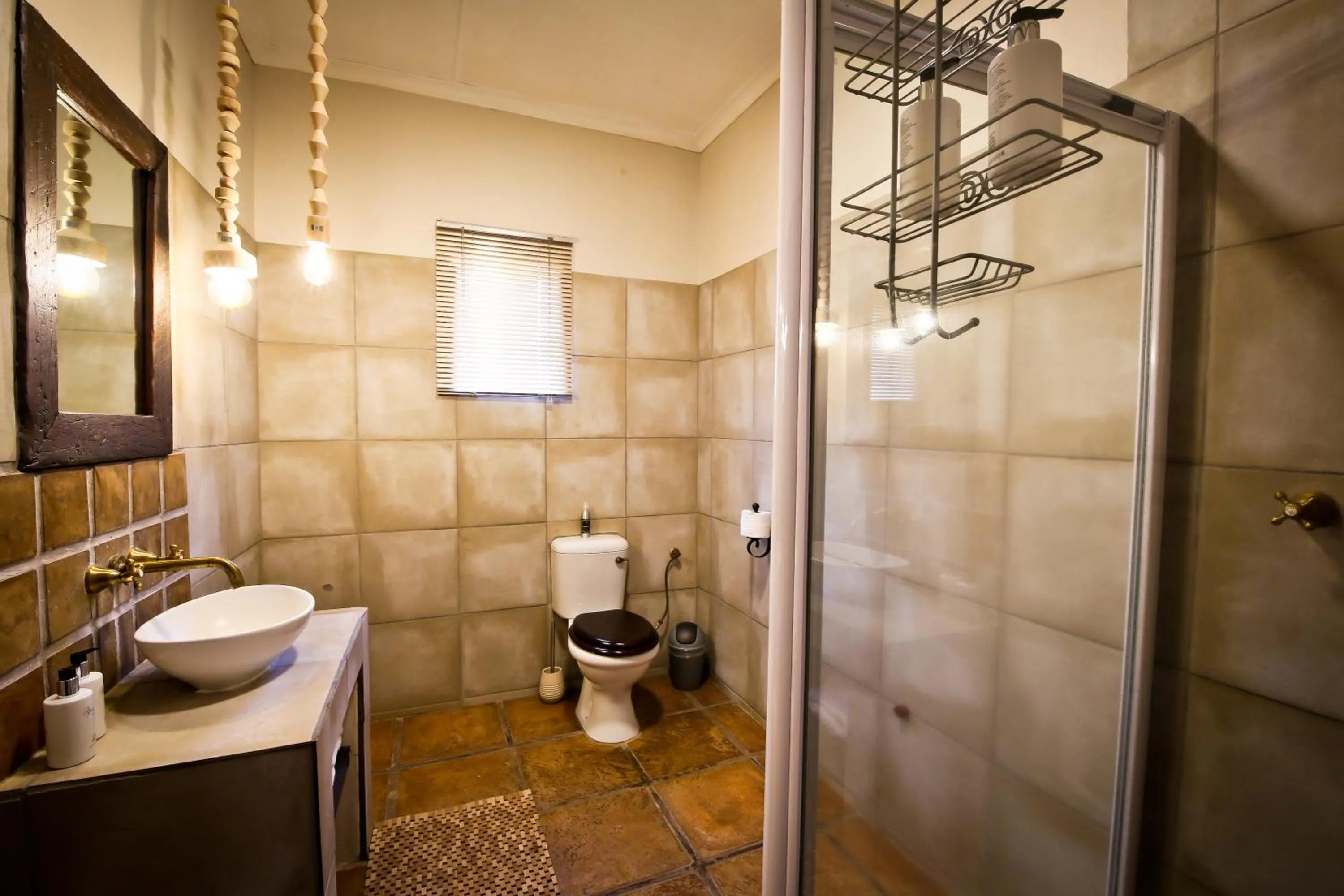 Shower in Otjiwa Safari Lodge