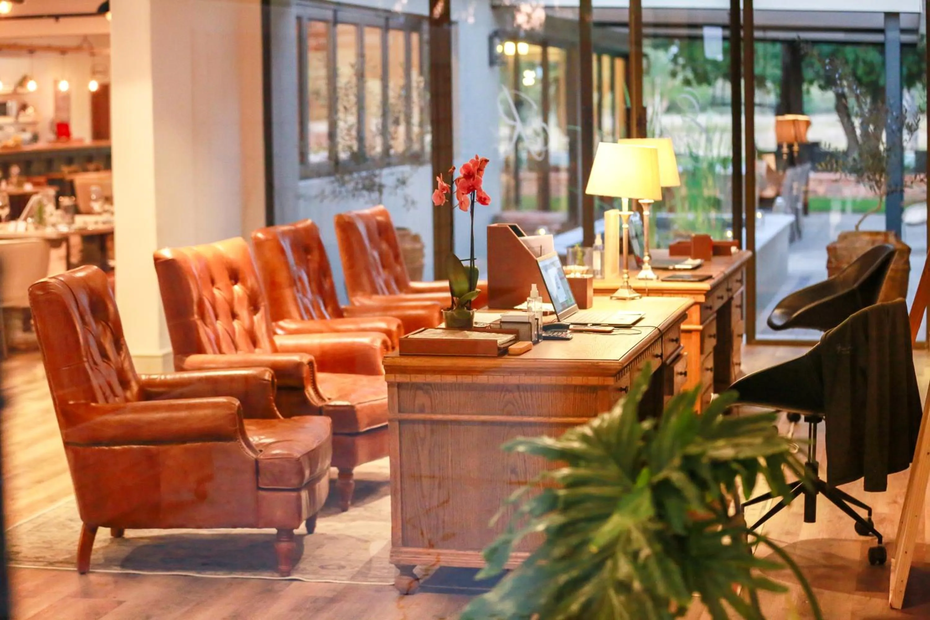 Lobby or reception in Otjiwa Safari Lodge