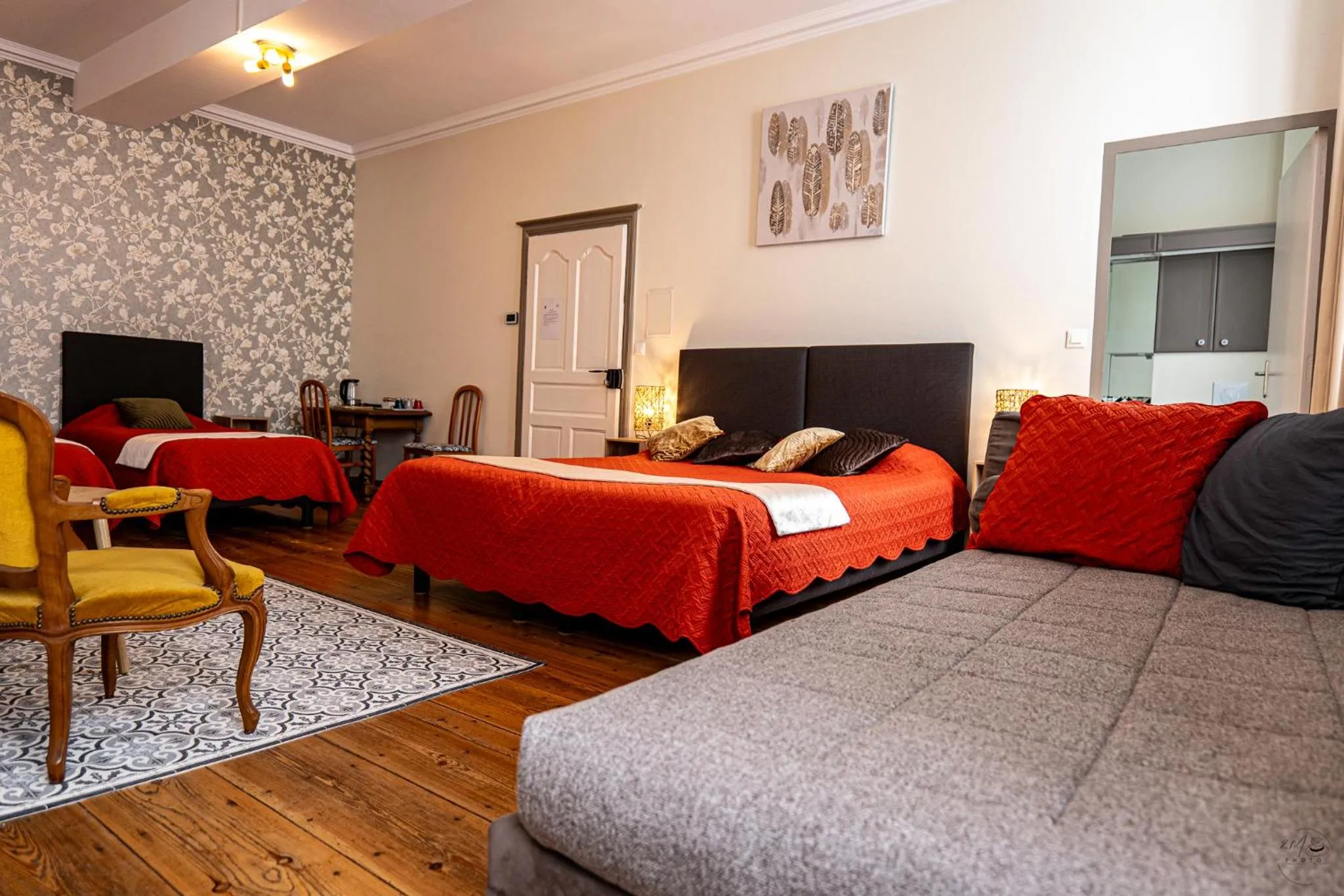 Bed in La Maison DUFFOUR chambres d'hôtes avec Petit Déjeuner