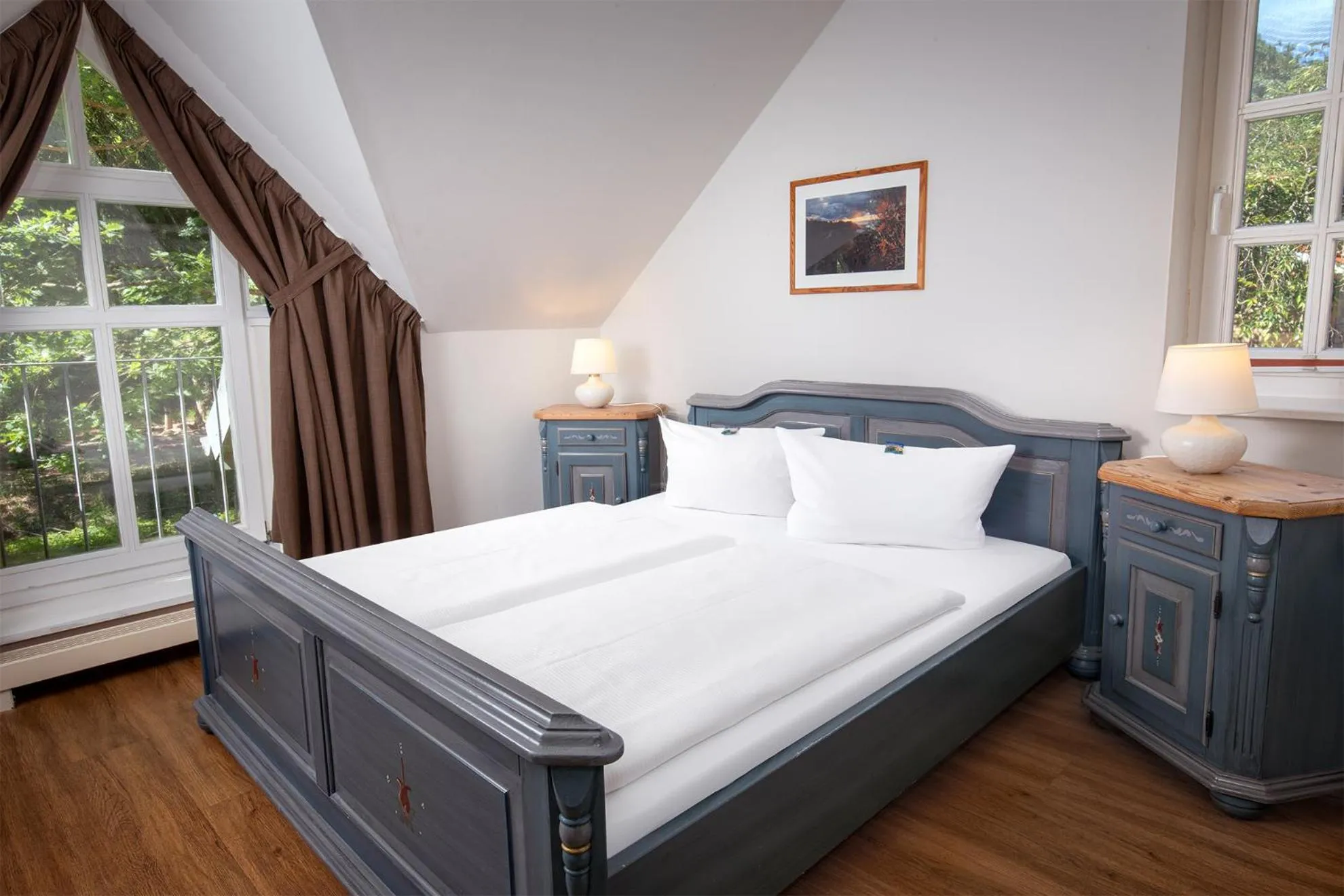 Bedroom, Bed in Hotel Schlösschen Sundische Wiese Zingst