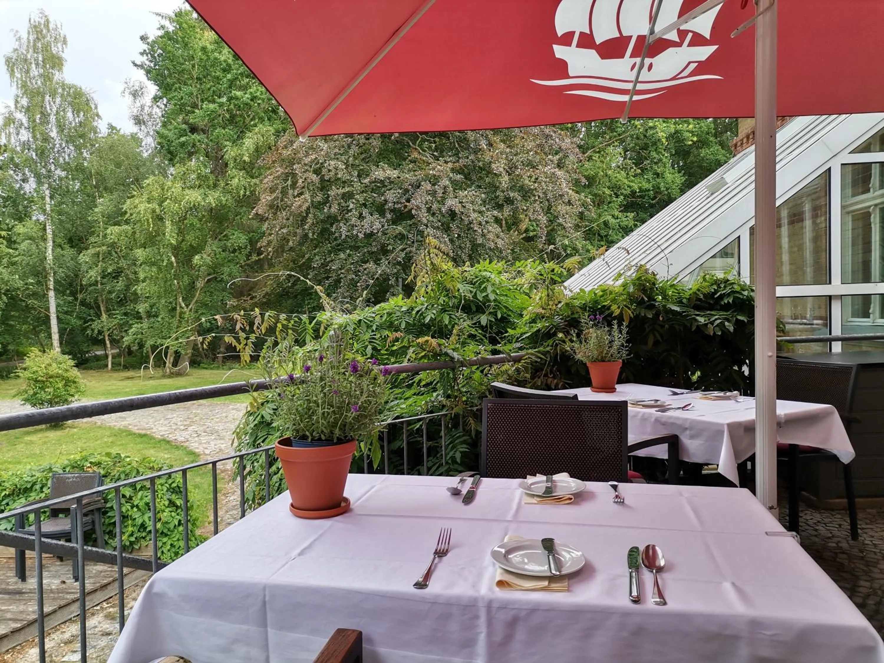 Balcony/Terrace in Hotel Schlösschen Sundische Wiese Zingst