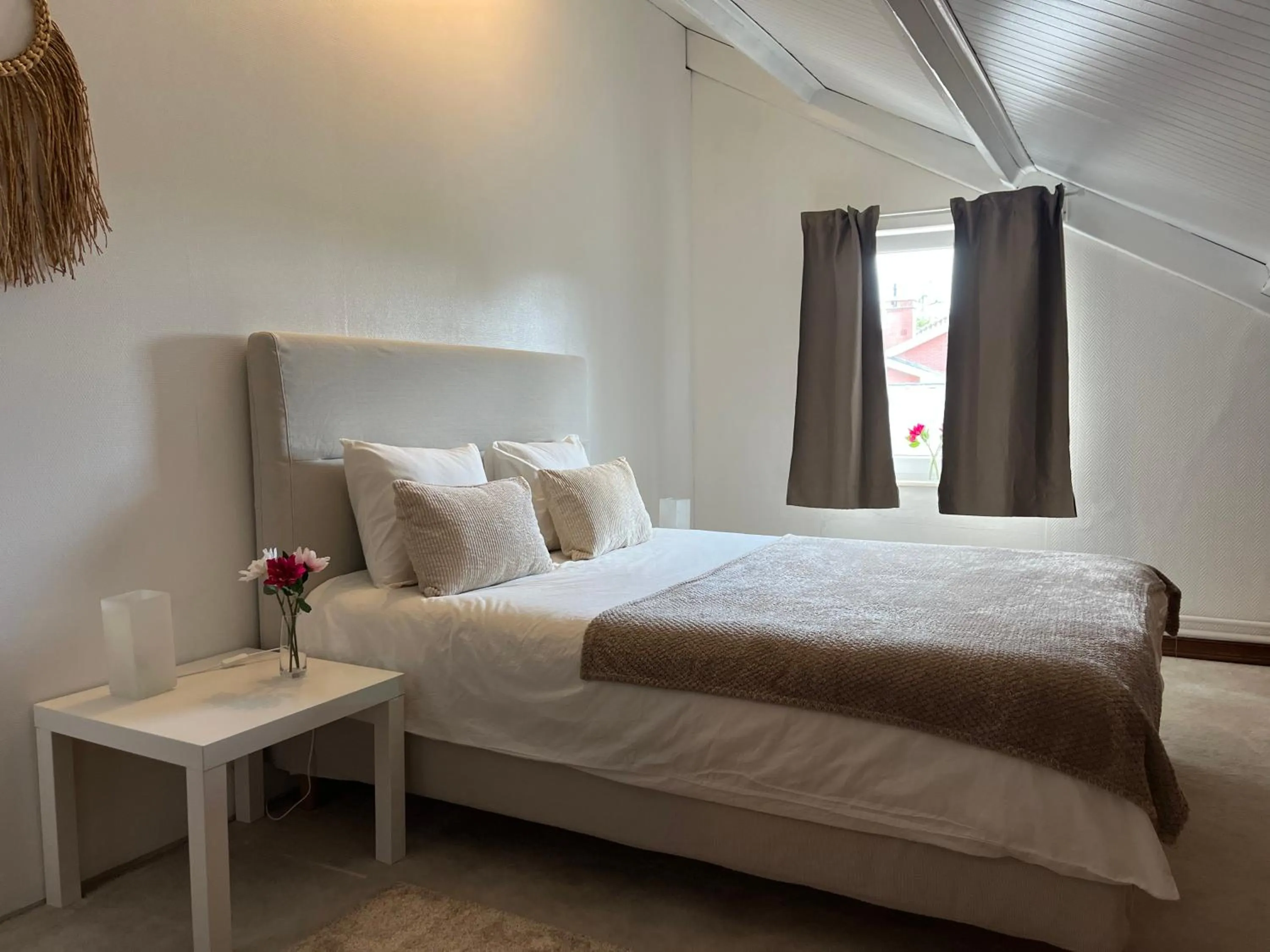 Bed in Aquavilla Bed & Breakfast