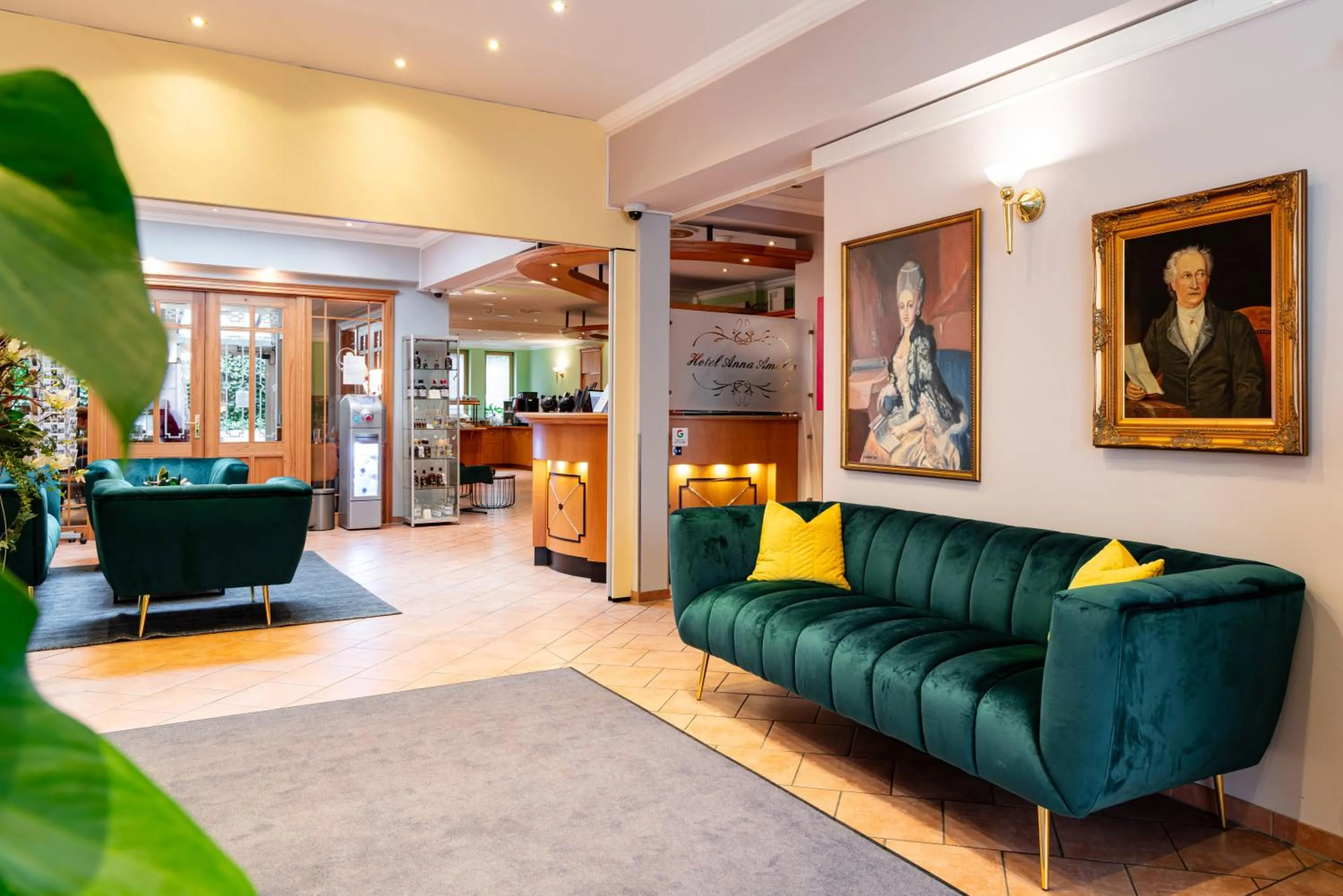 Lobby or reception in Hotel Anna Amalia