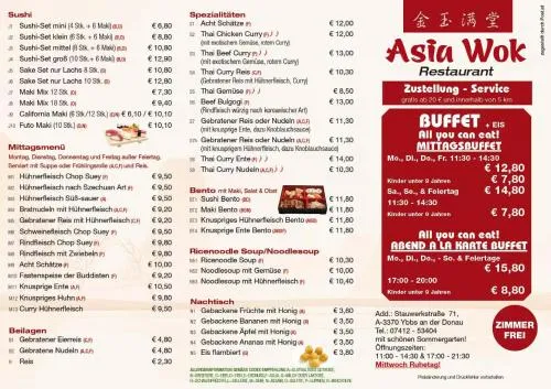 Asia wok gasthof