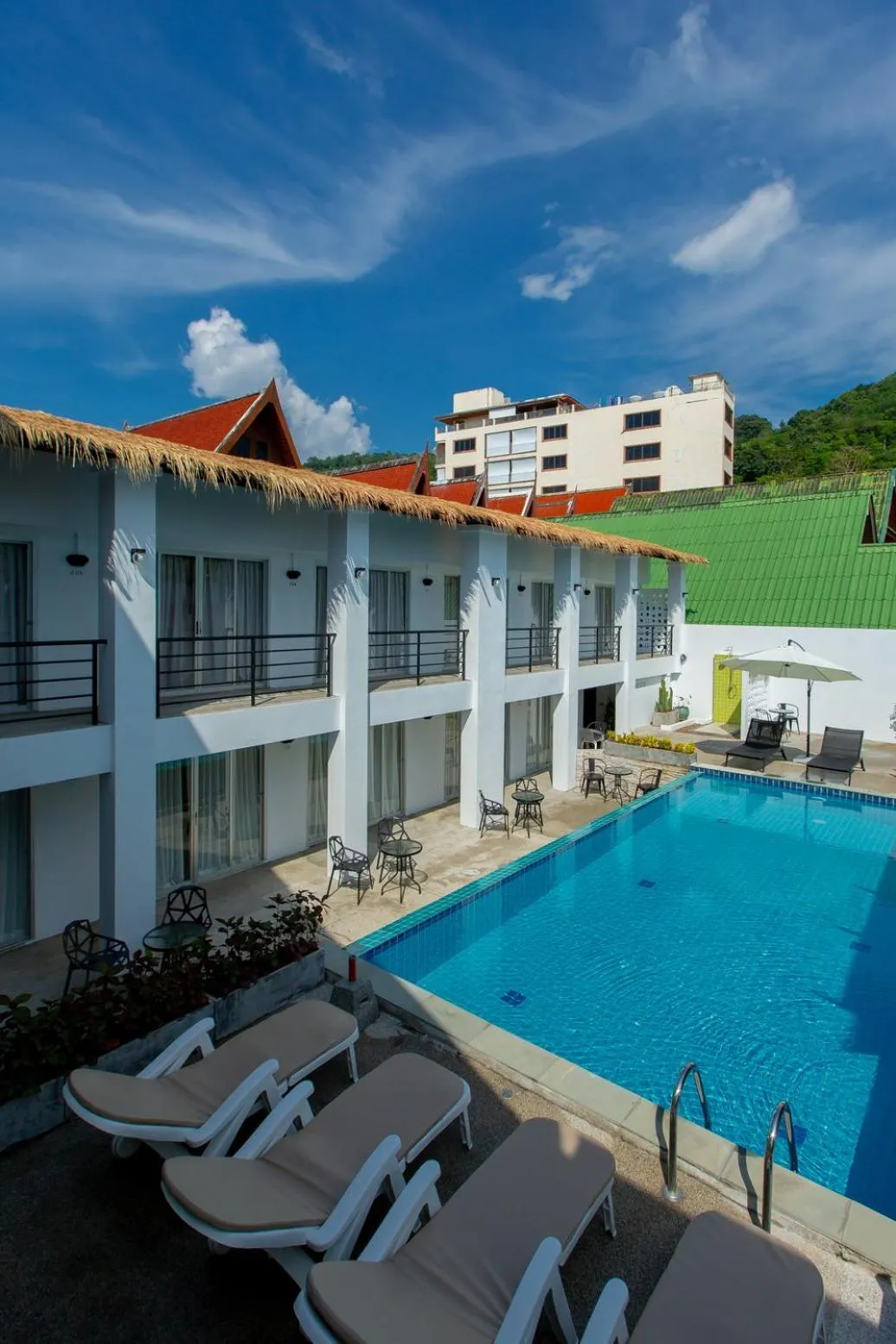 Pool view in The Nest Resort Patong
