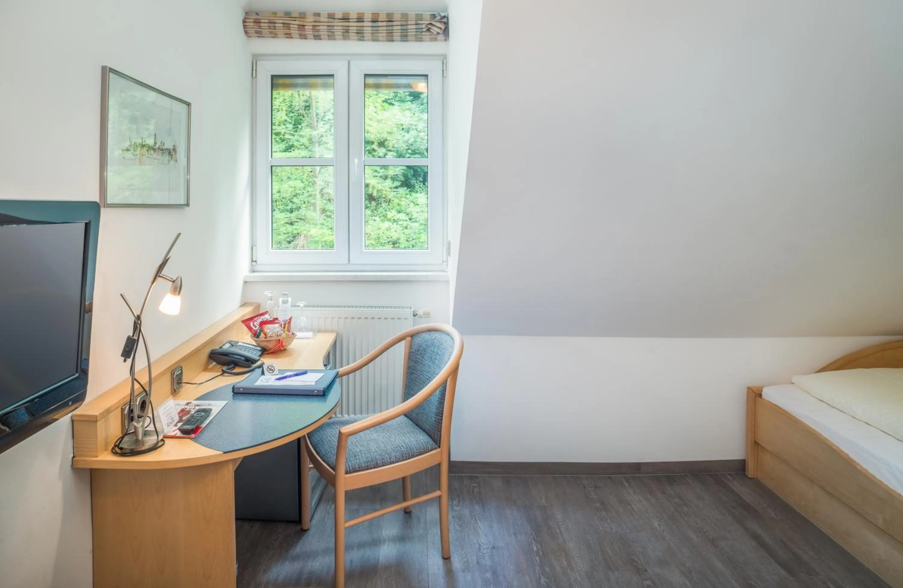 Bed in Hotel Atrium Garni