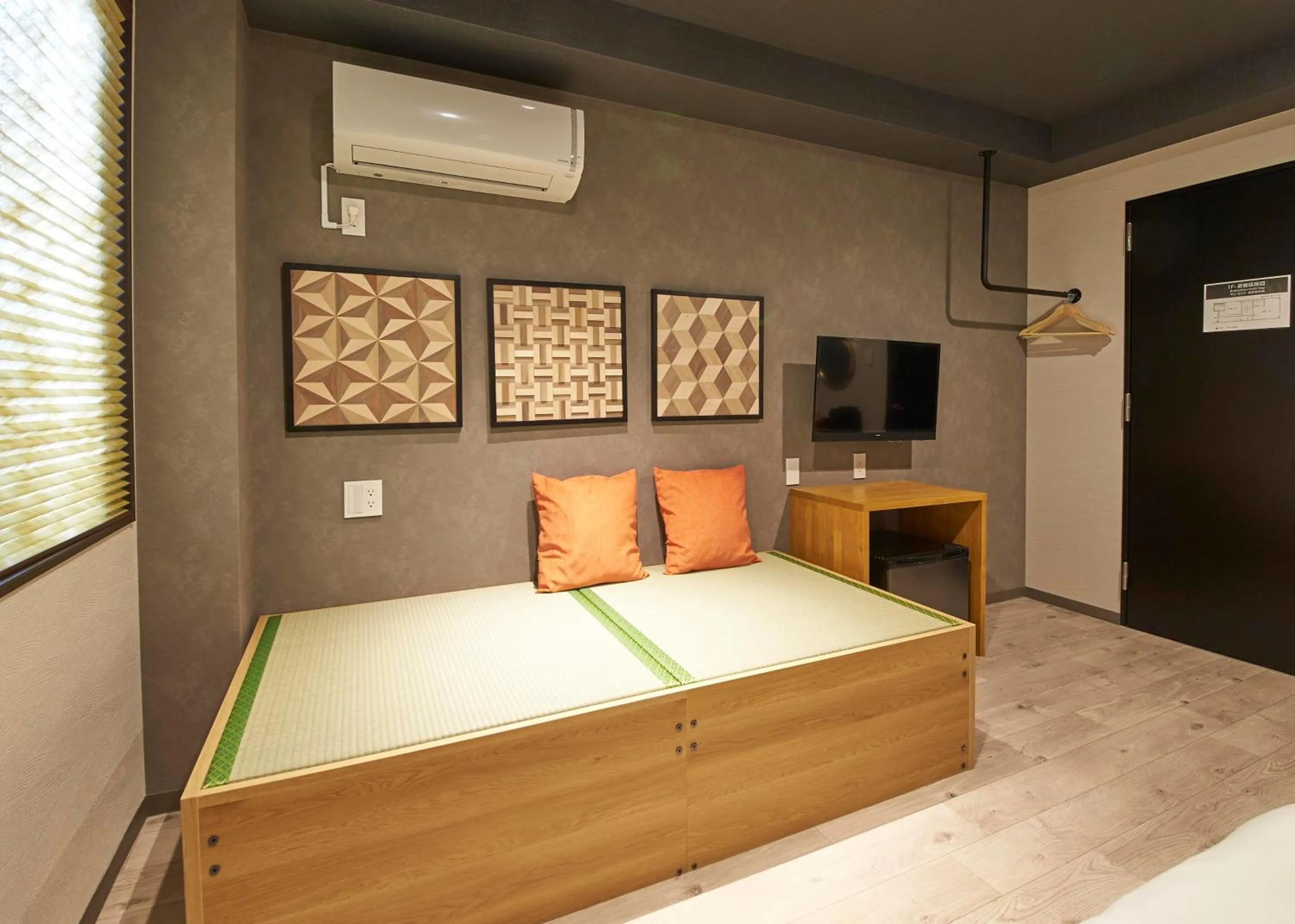 Living room, Bed in IKIDANE Residential Hotel Sumida Kyojima