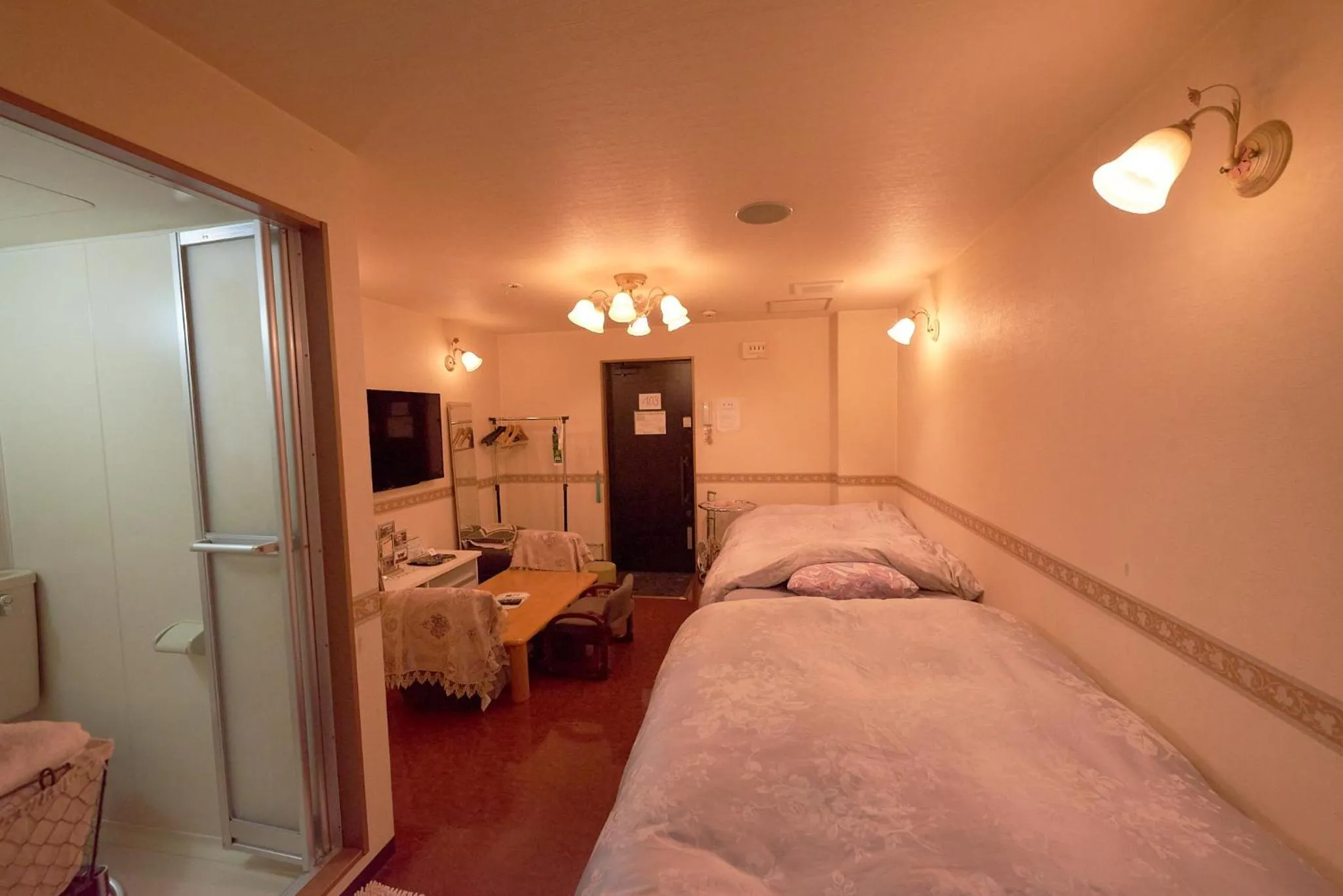 Bed in ホテル4Fマカロニ