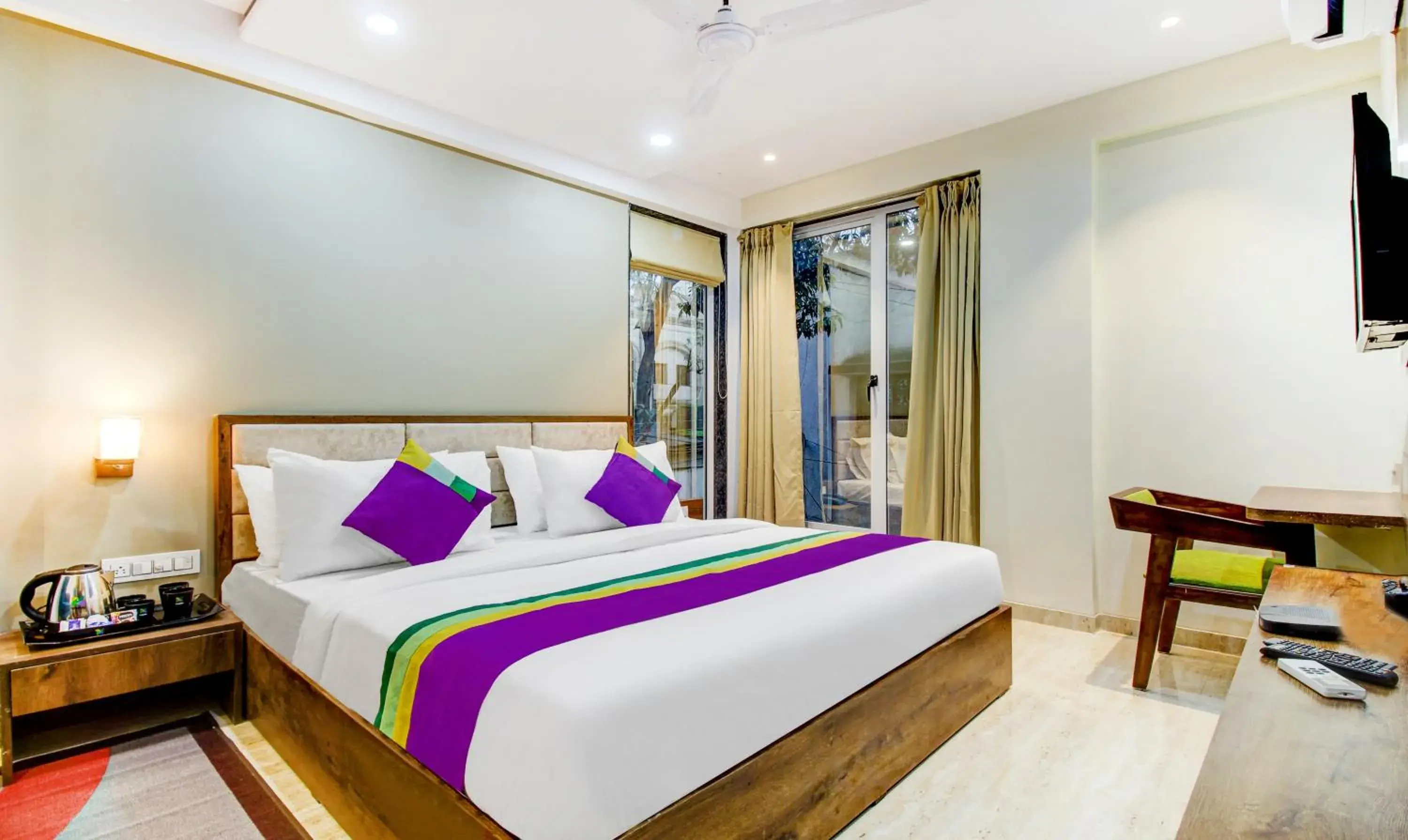 Deluxe Room with City View - single occupancy in Treebo The Pavilion, Railway Station Deluxe Room with City View - single occupancy in Treebo The Pavilion, Railway Station