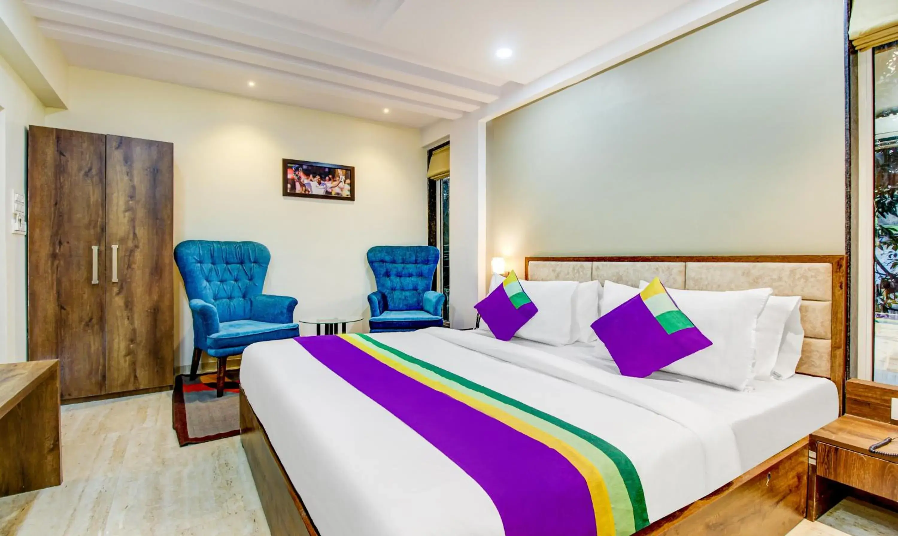 Bedroom, Bed in Treebo The Pavilion, Railway Station Bedroom, Bed in Treebo The Pavilion, Railway Station