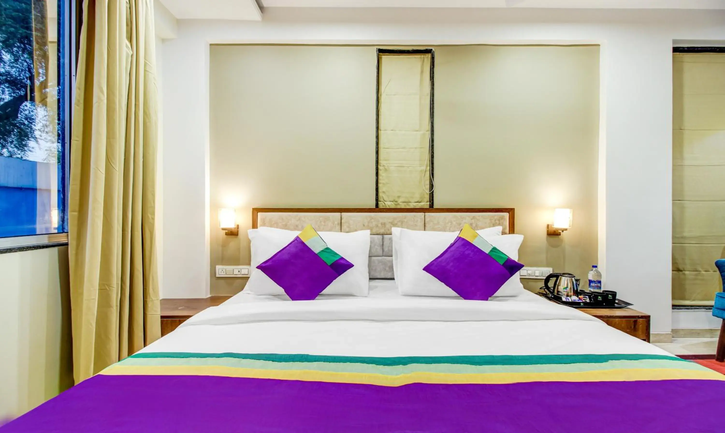 Bedroom, Bed in Treebo The Pavilion, Railway Station Bedroom, Bed in Treebo The Pavilion, Railway Station