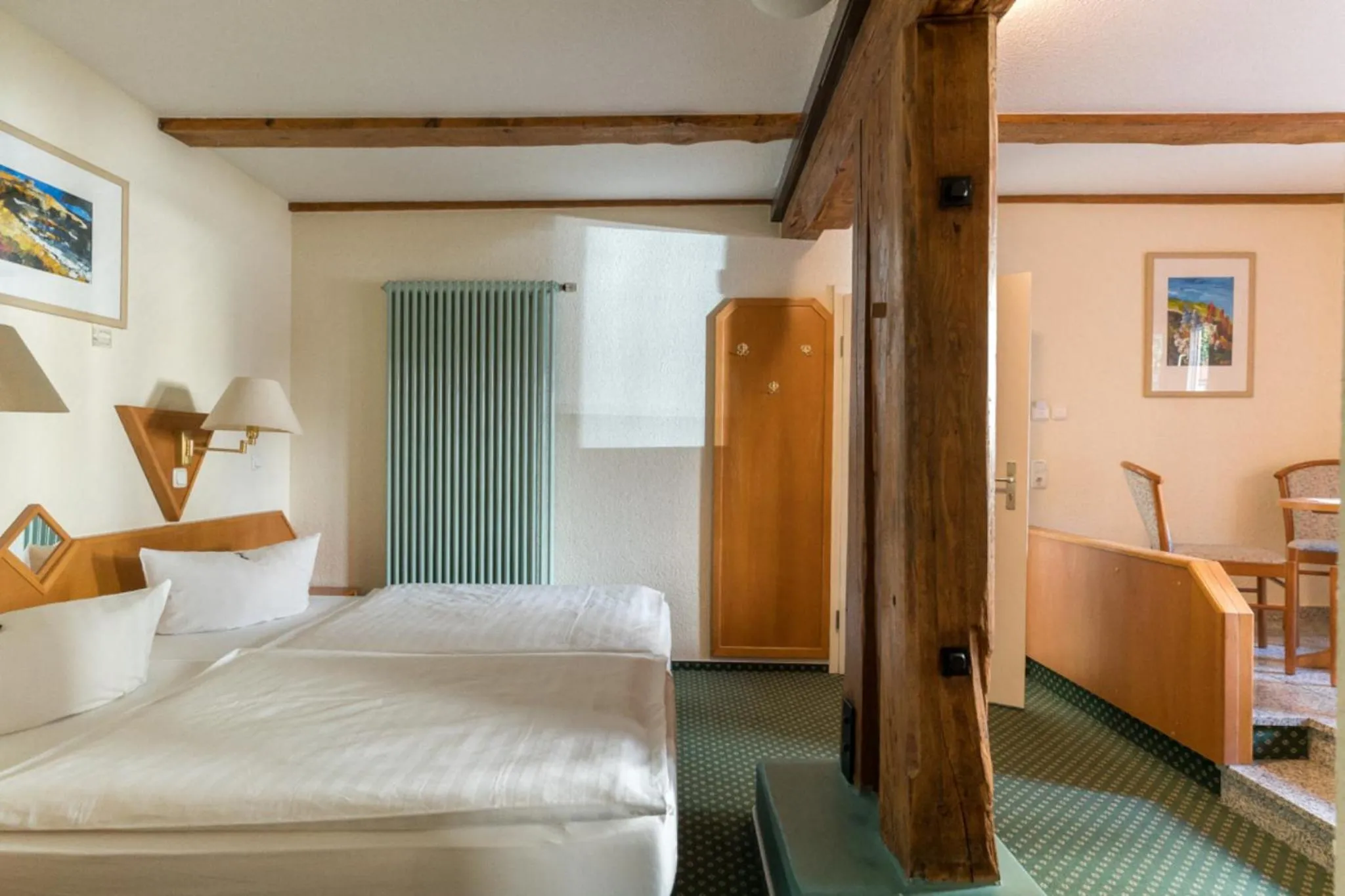 Bed in Hotel am Schloß