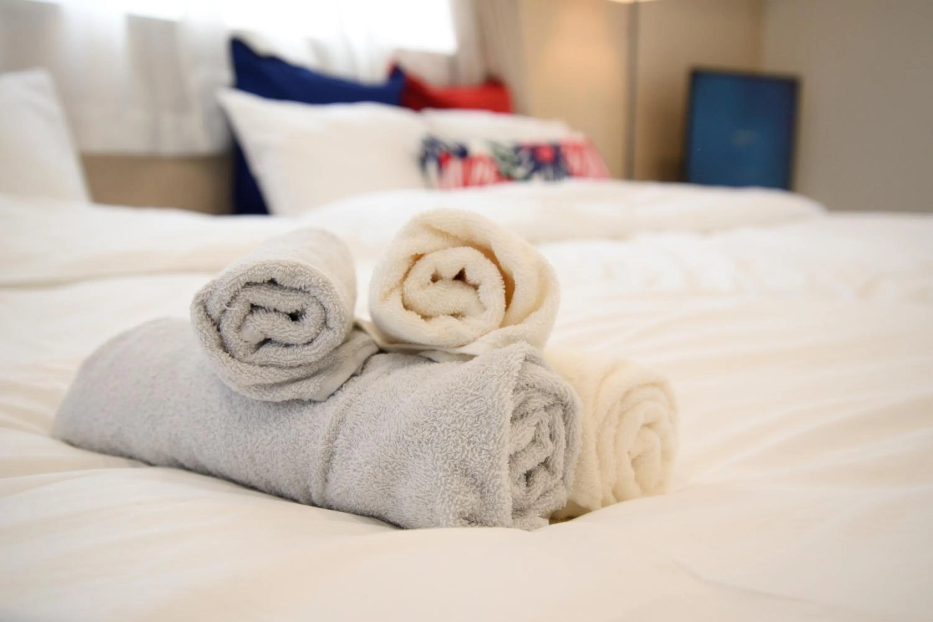 Bed in Hotel Central Yokohama