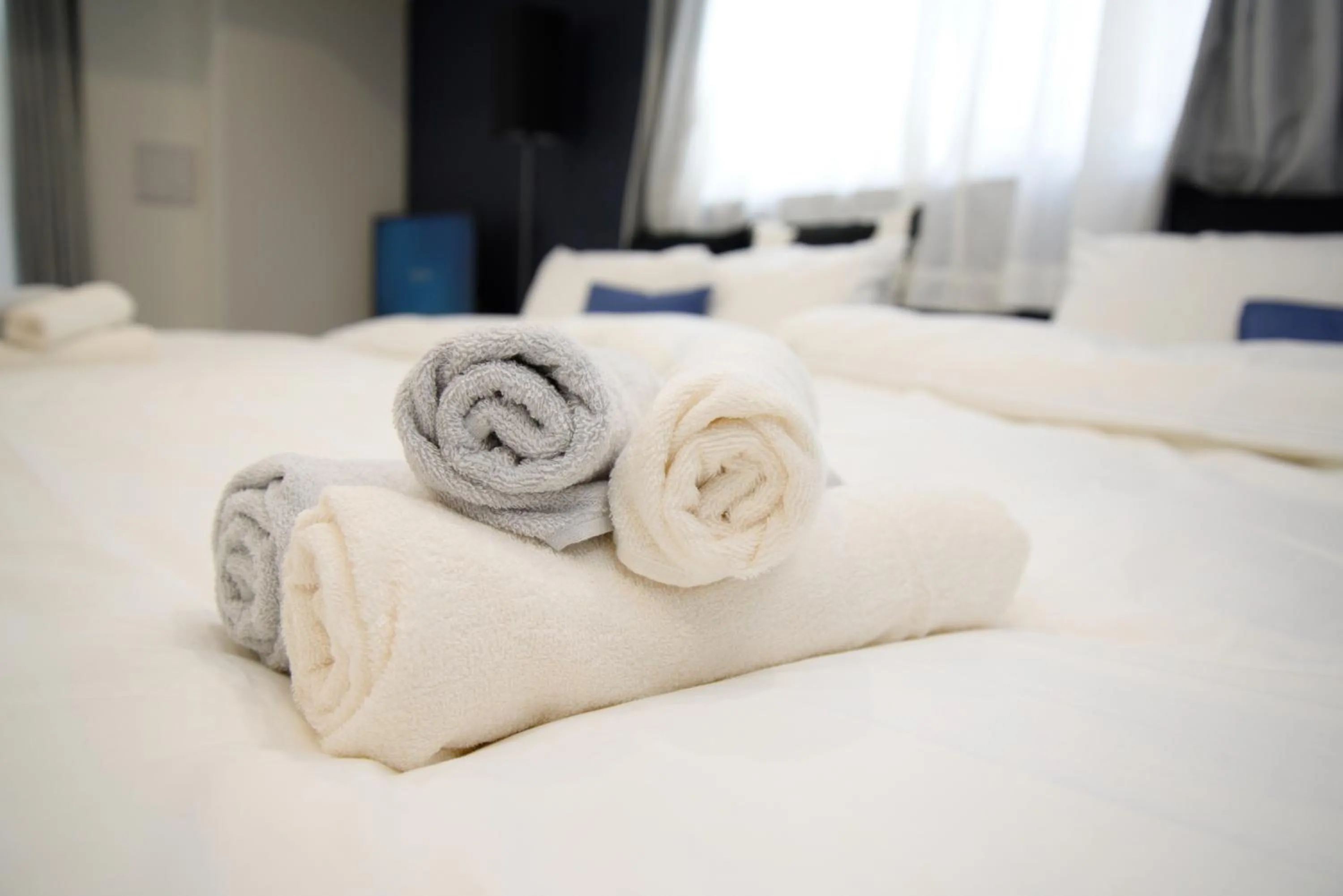 Bed in Hotel Central Yokohama